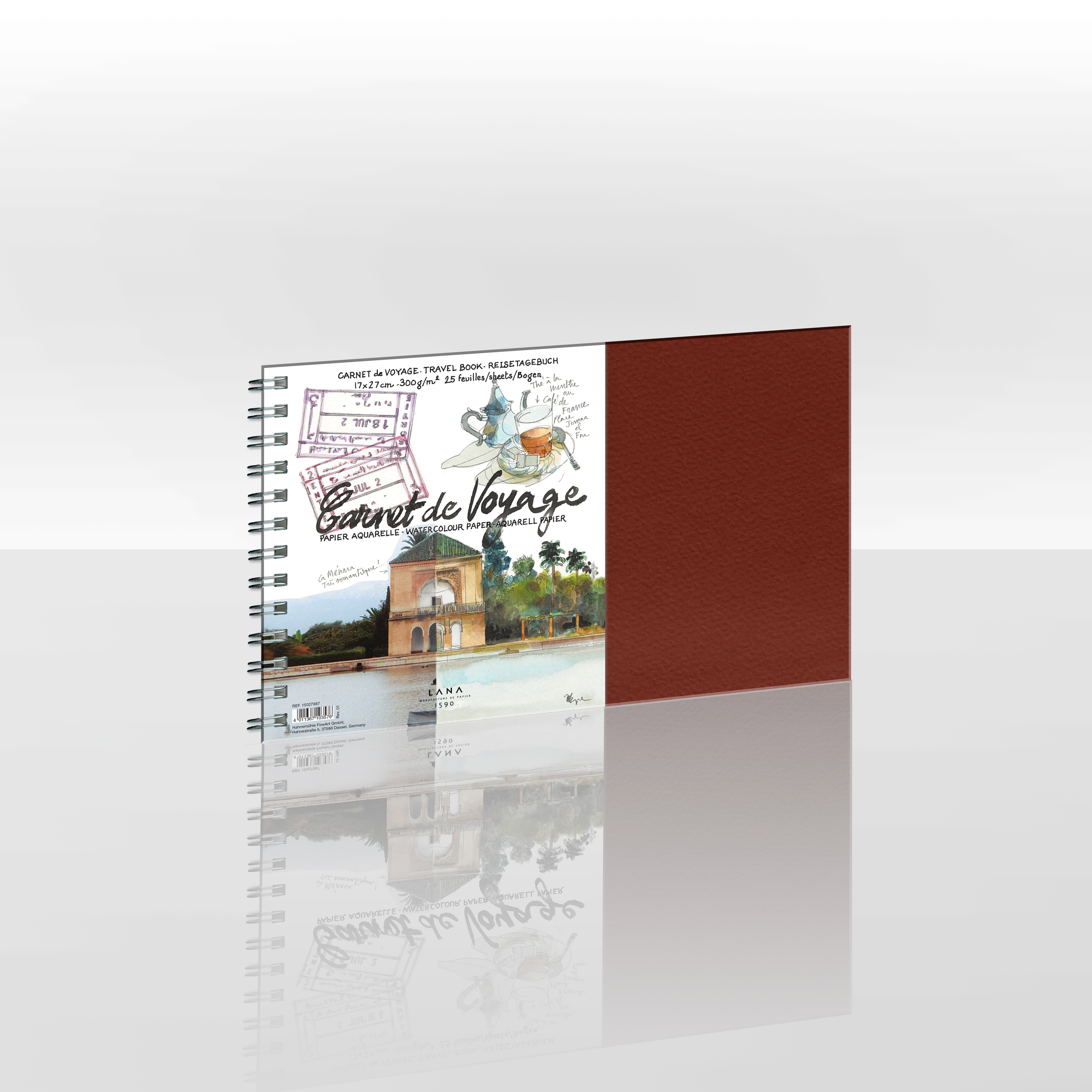 Carnet de voyage 17x27