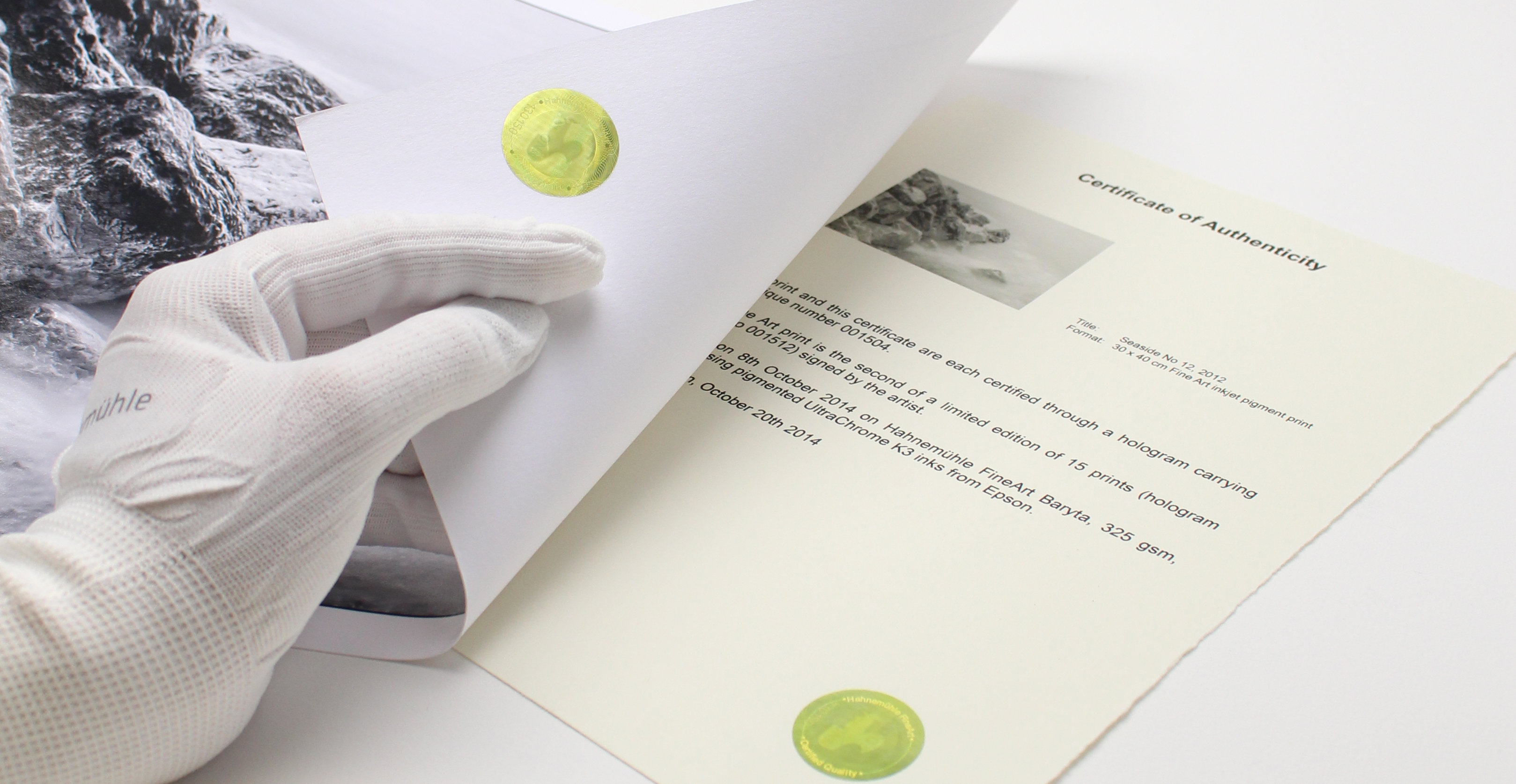 Certificats d’authenticité