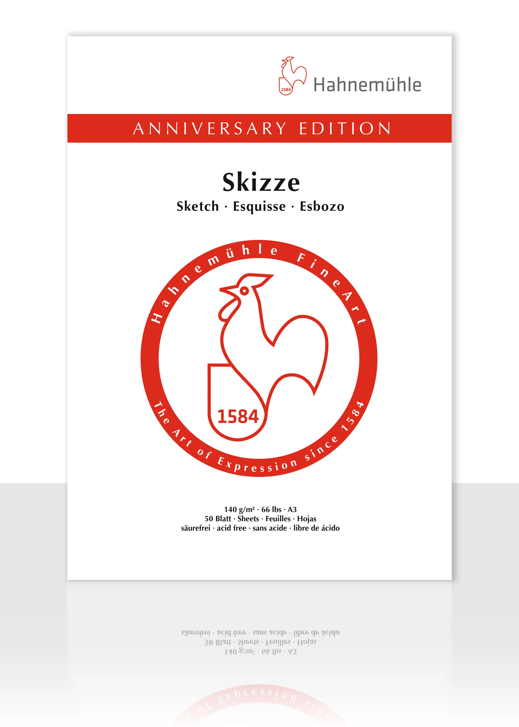 sketch, sketchbook, paper, rooster logo, anniversary edition