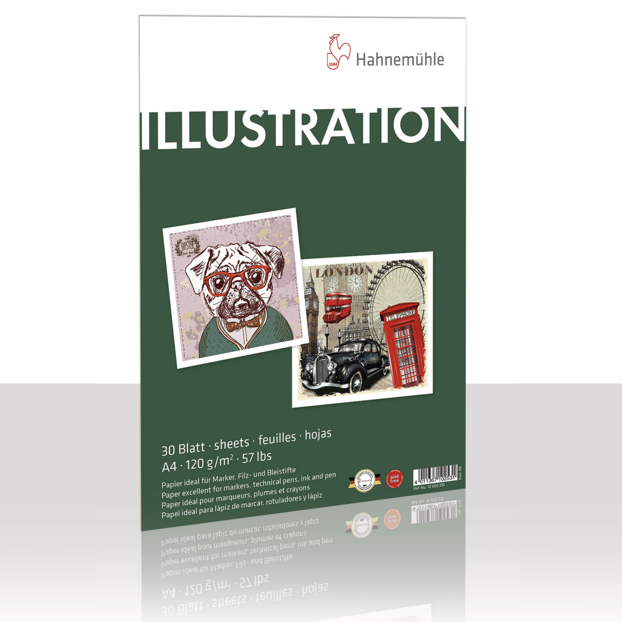 Illustration Block Illustration 120 A4 square