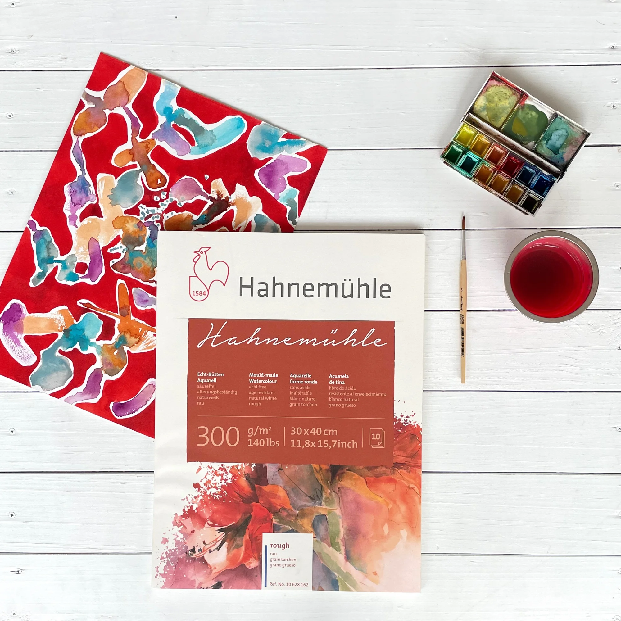 watercolor paper, art paper, drawing paper, 300 g/m², A2 size