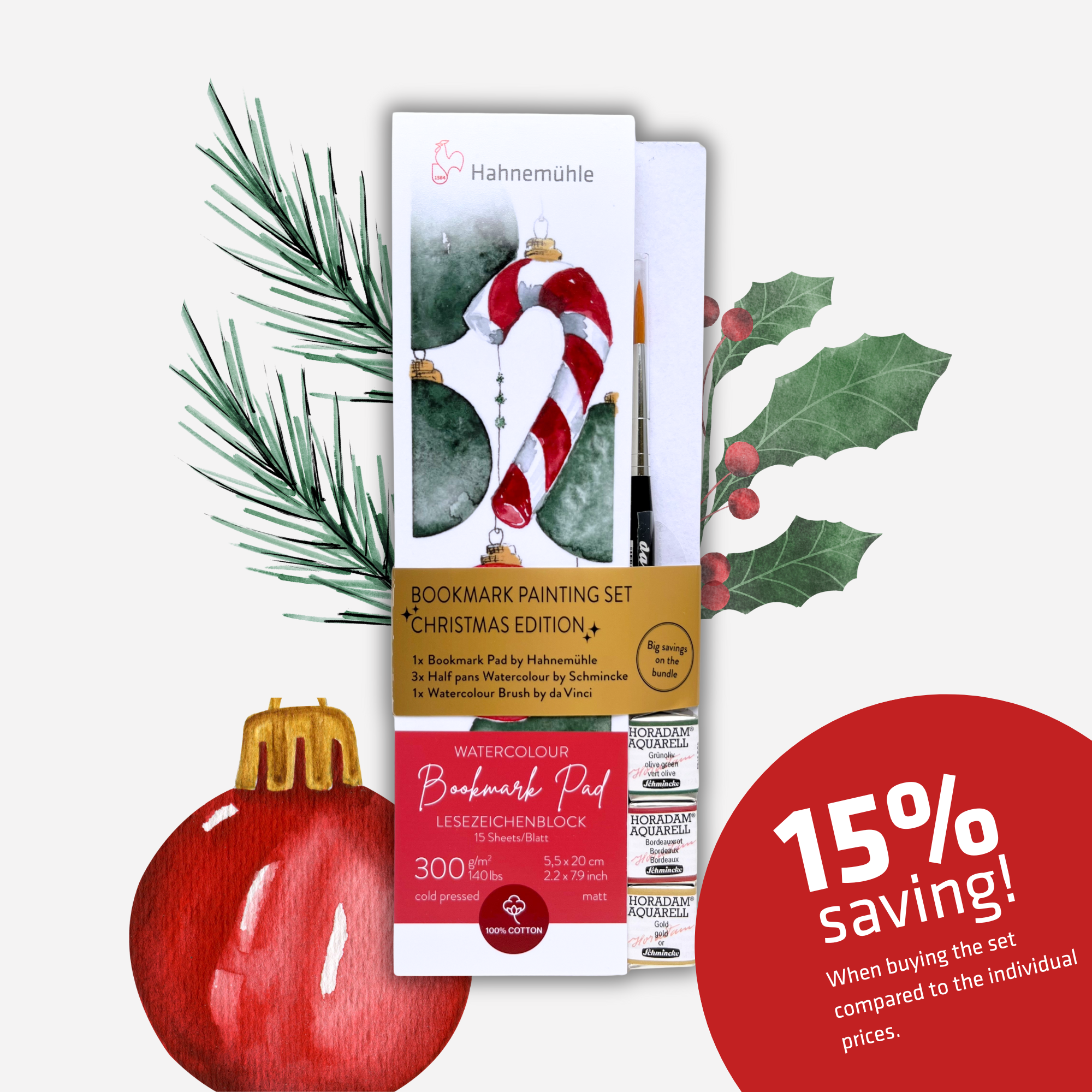 Bookmark Painting Set - Christmas Edition