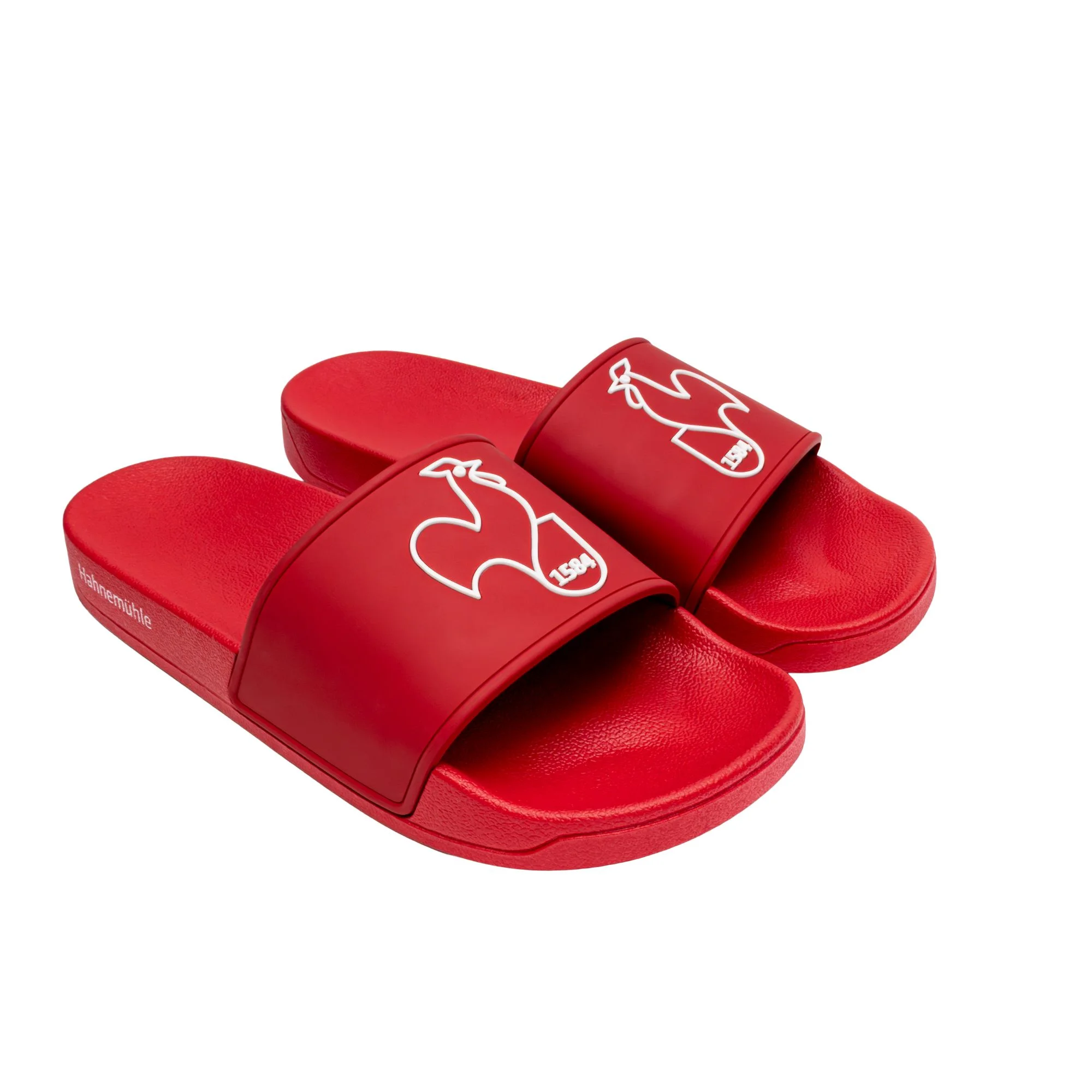 slip-ons, slide, red, footwear, logoless