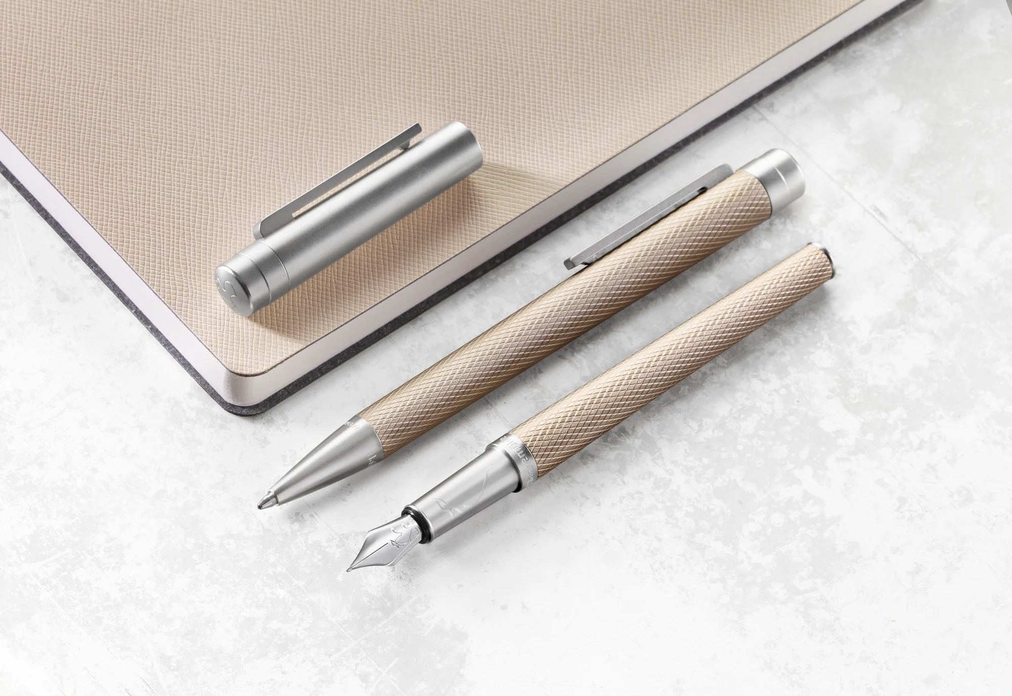 Kugelschreiber beige Slim Edition