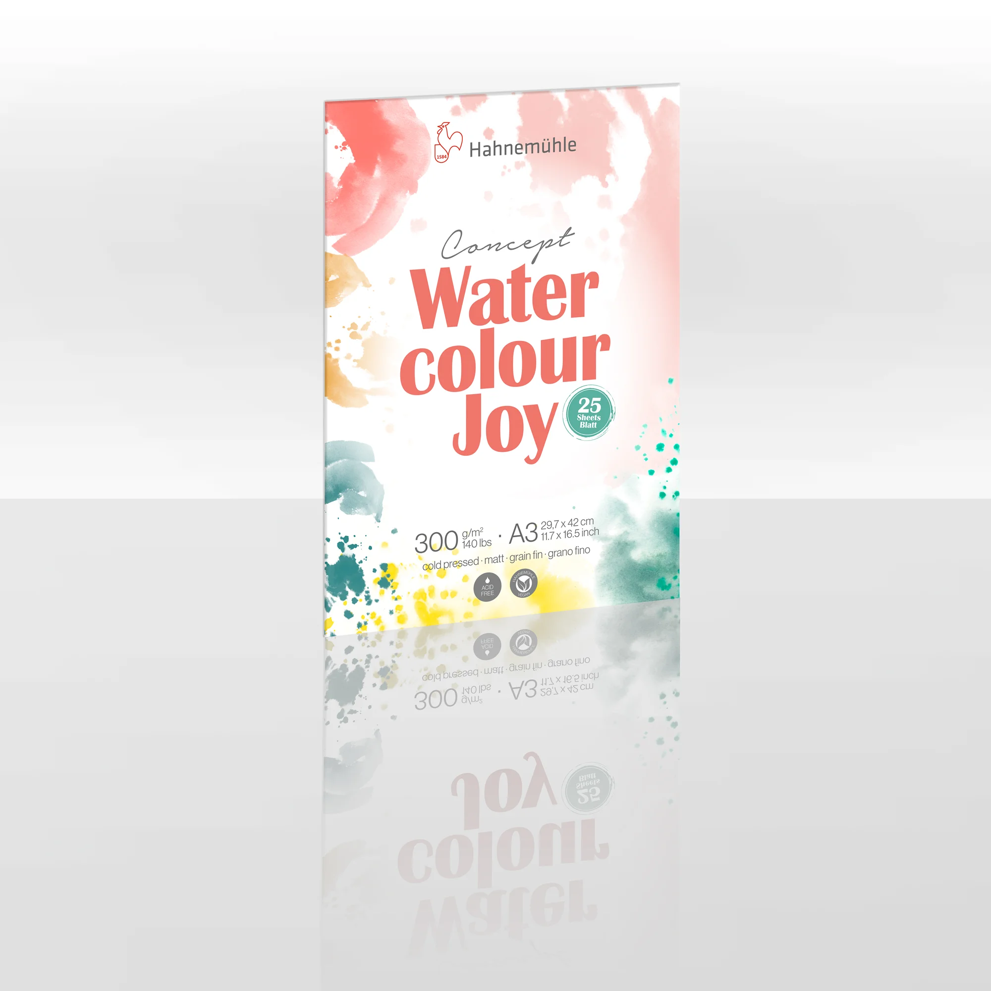 watercolor, notebook, paper, A3, watercolor-joy