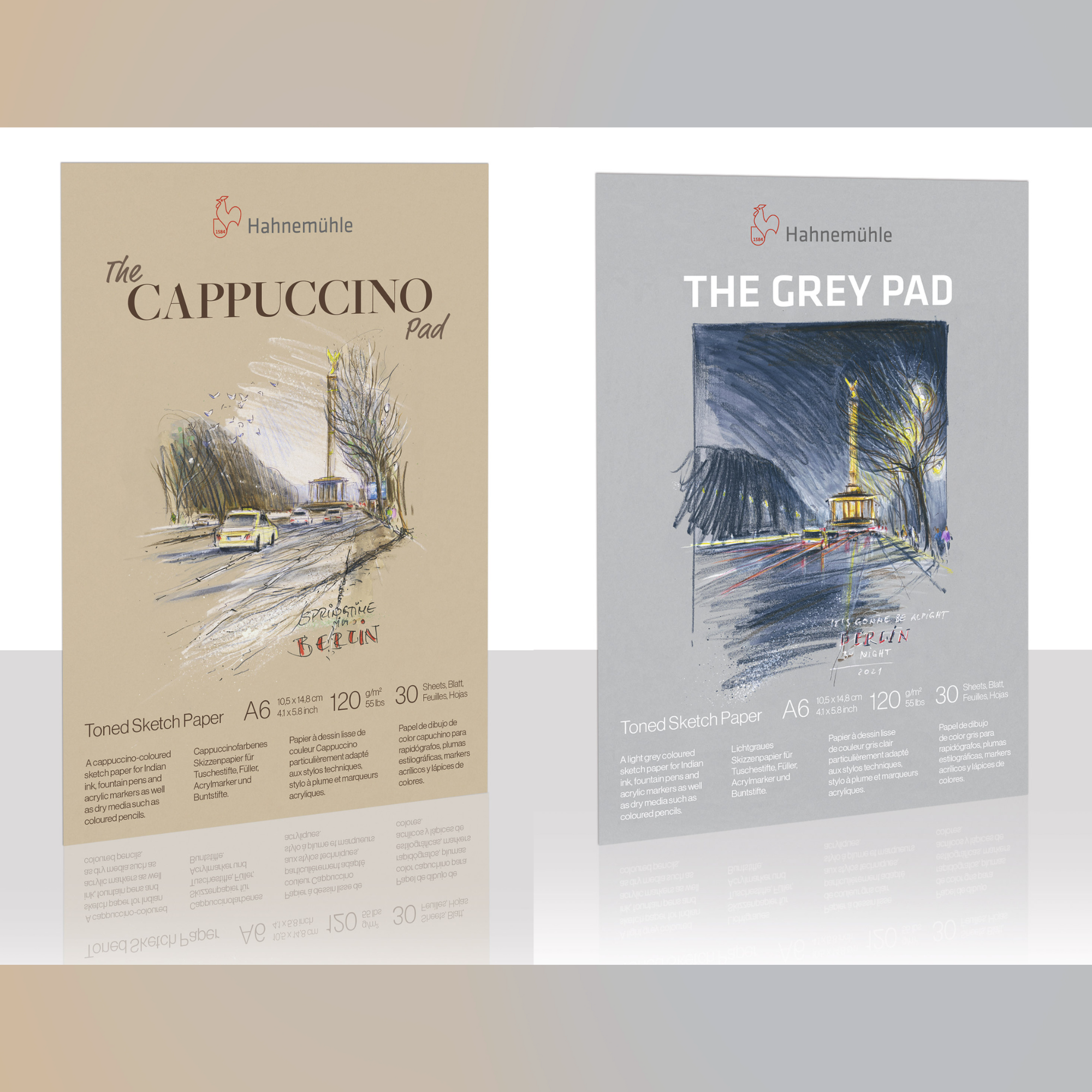 Cappucino und grey Pad