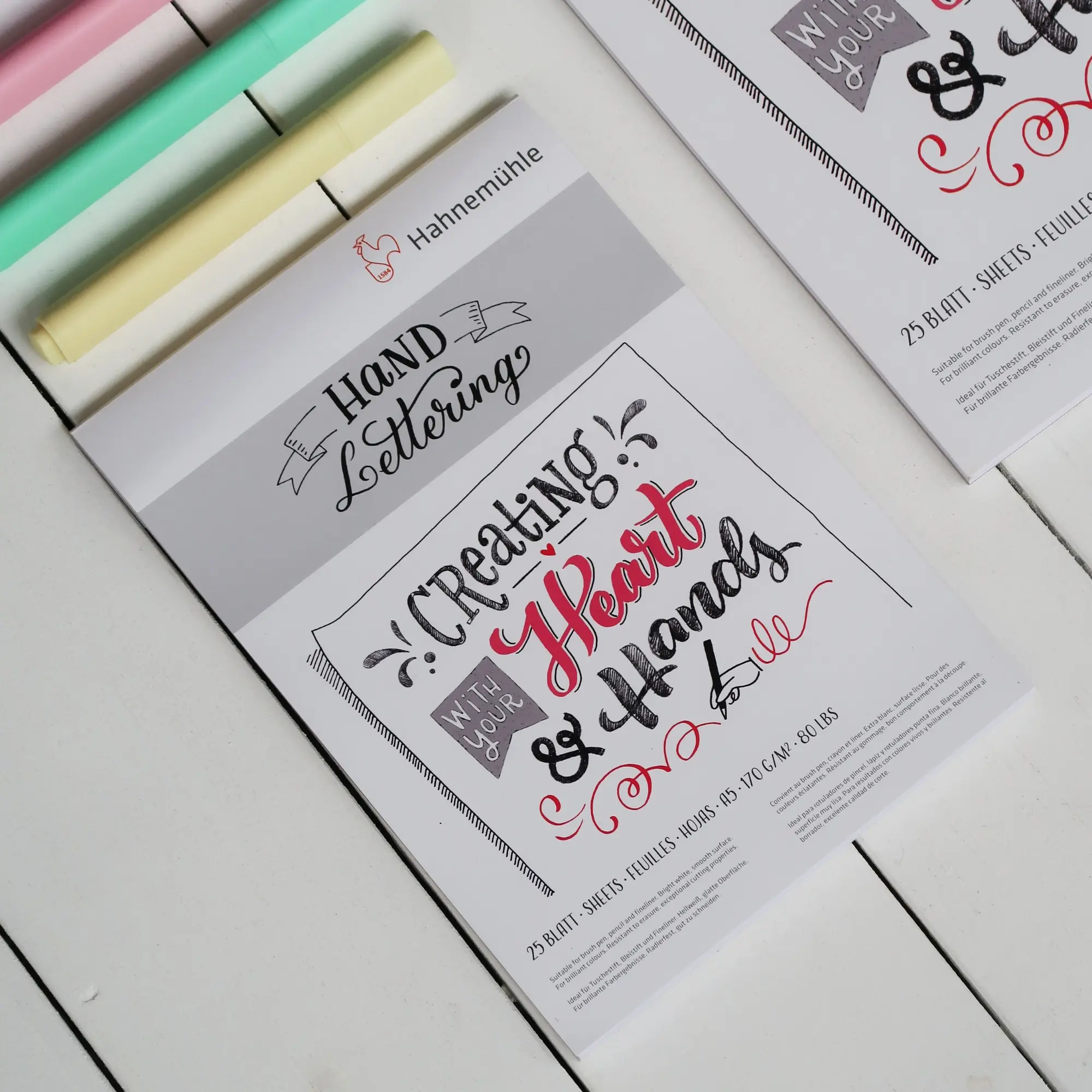 hand lettering, art prints, workbook, calligraphy, chalkboard style