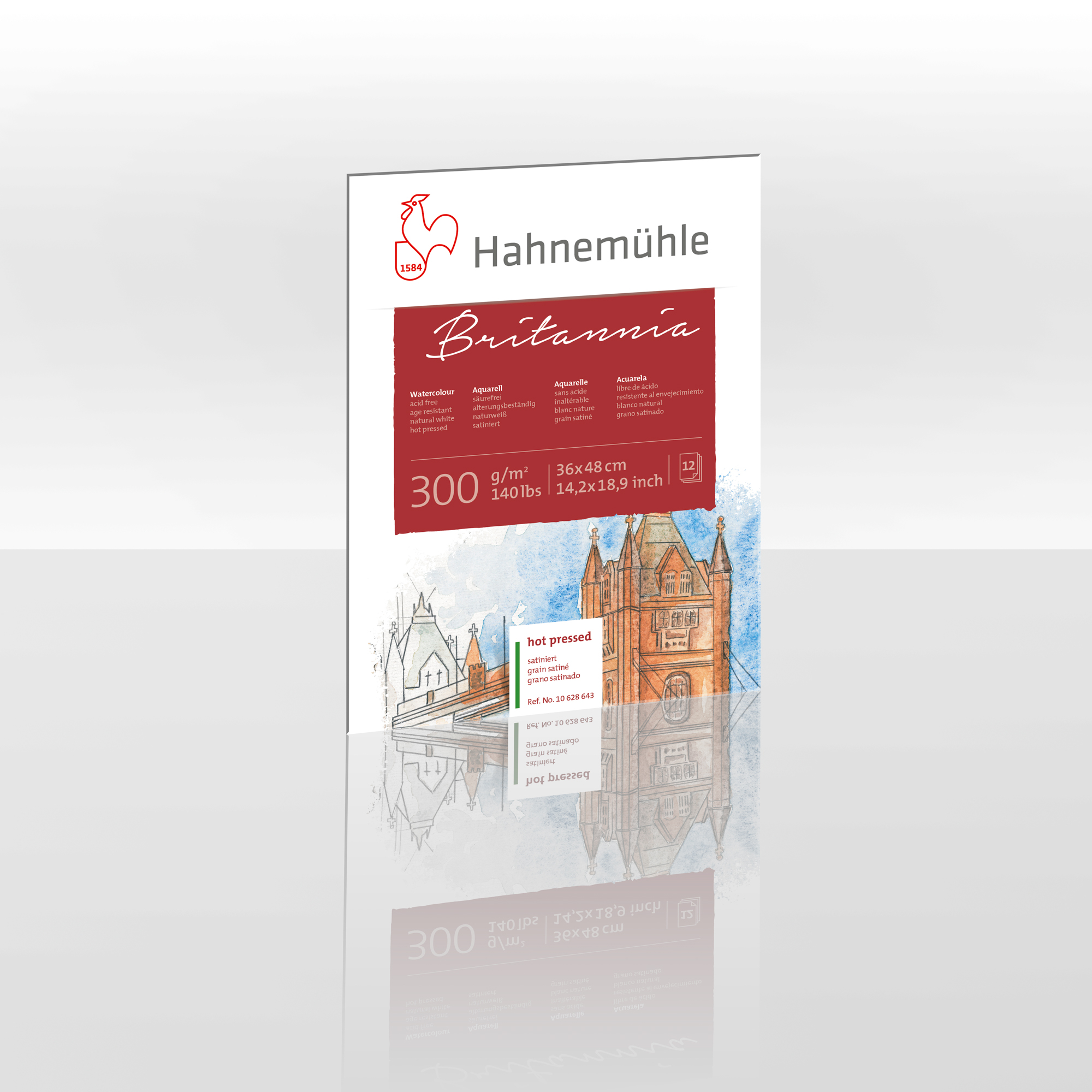 Block Britannia hot pressed 36x48