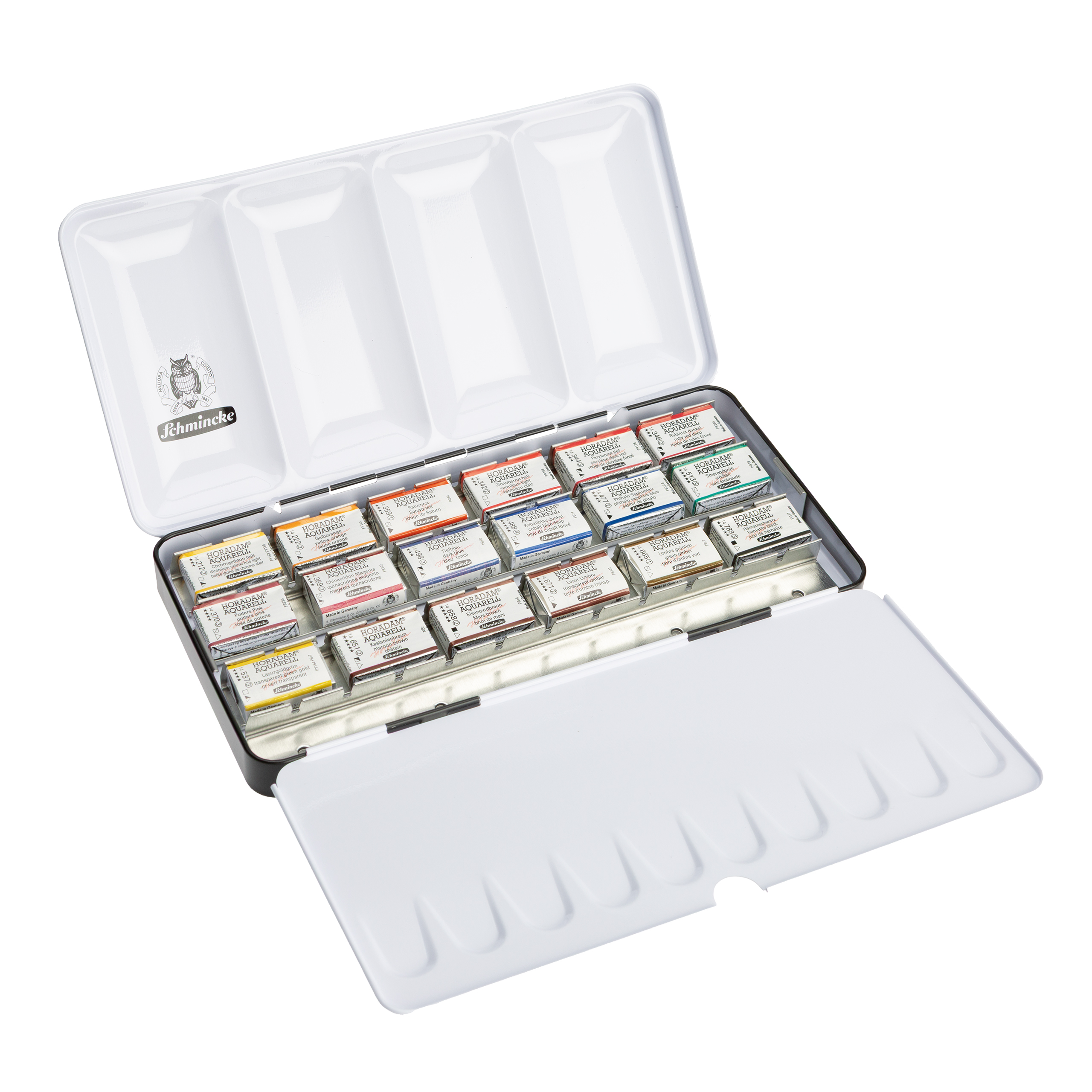 watercolor, paint, palette, art supplies, case