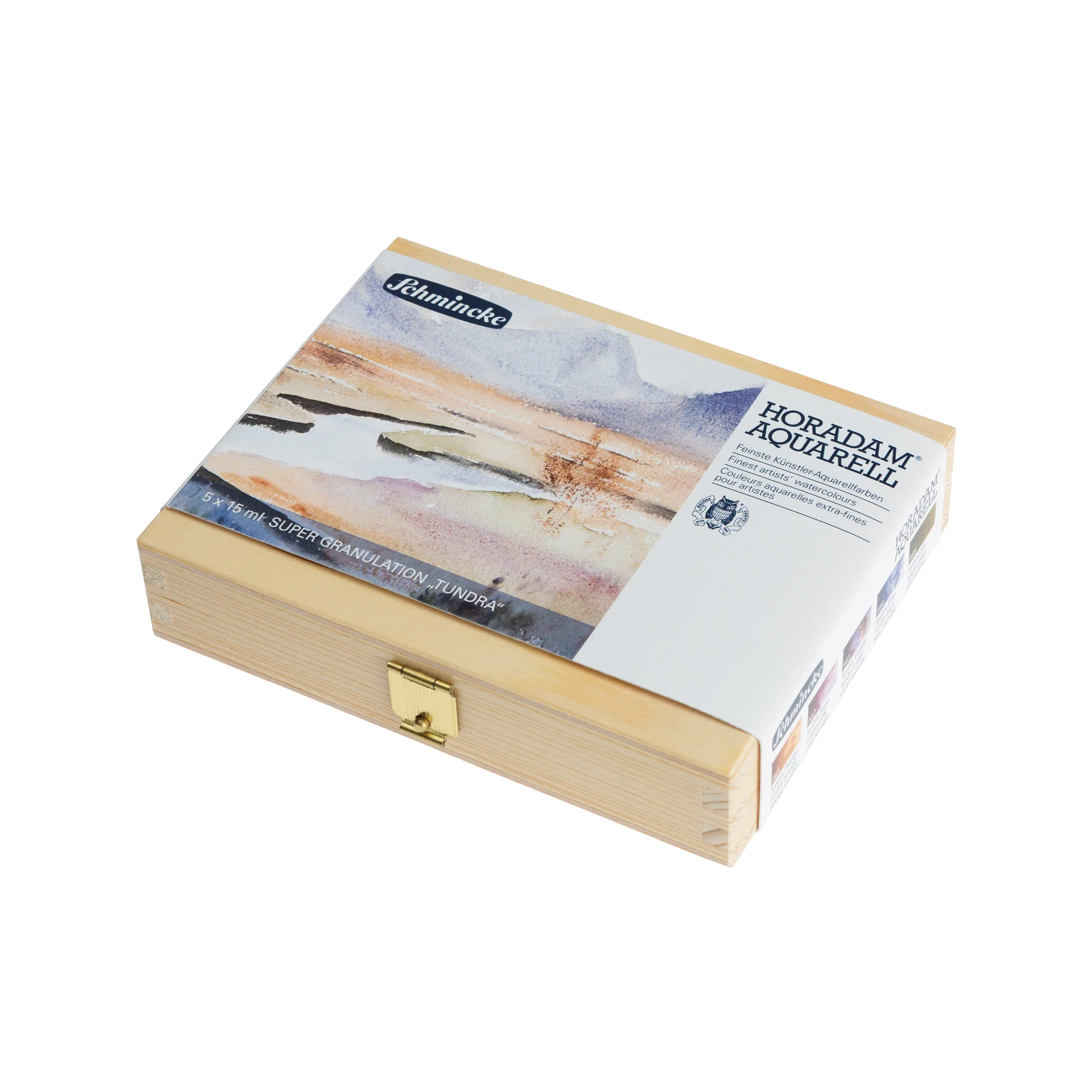 watercolor, art set, paint box, wooden case, schmincke