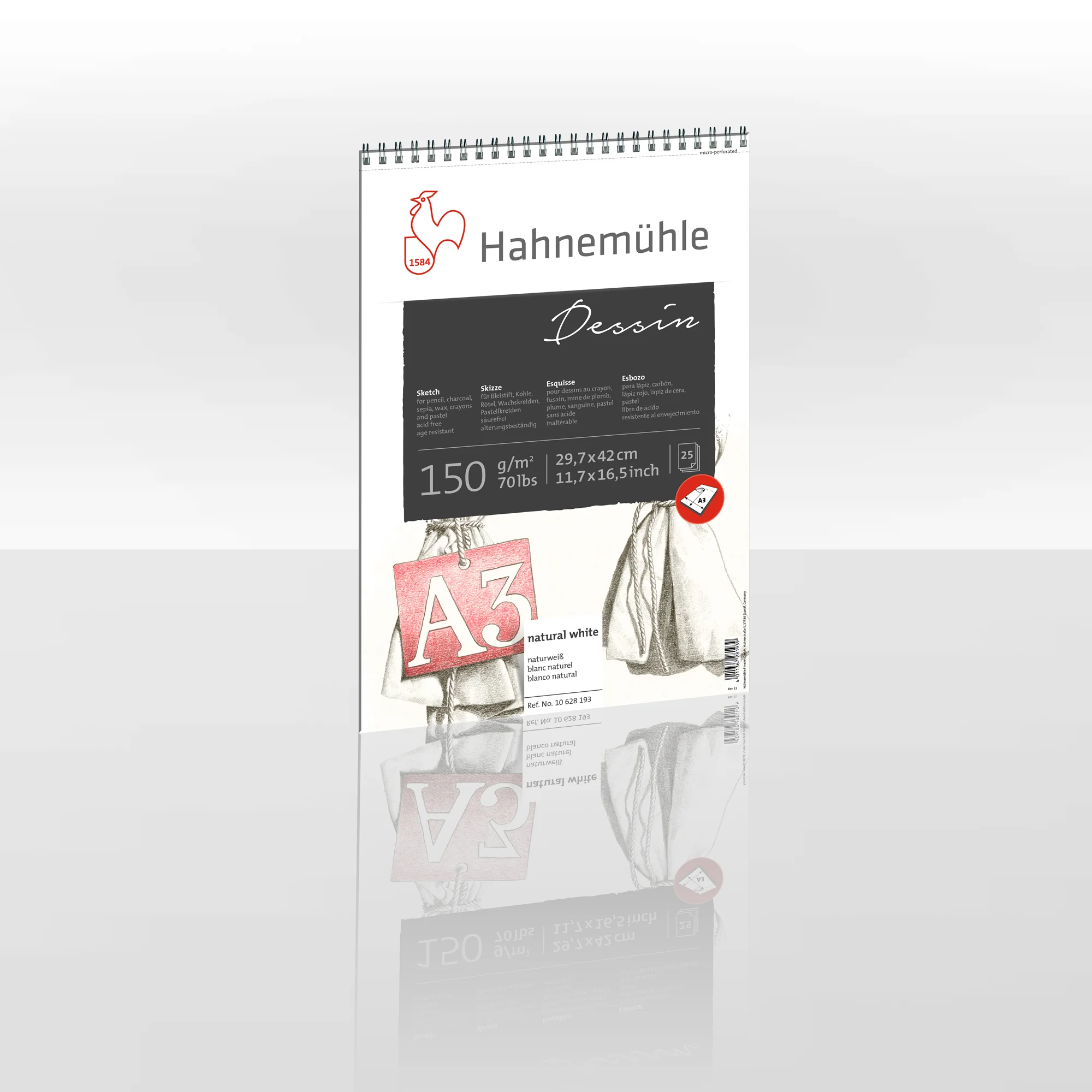 art paper, sketch pad, A3 size, white paper, notebook