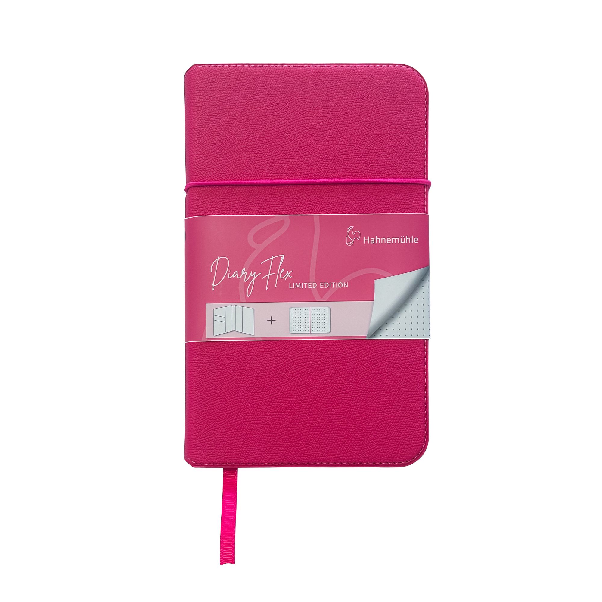 diary, journal, pink, notebook, elastic-closure