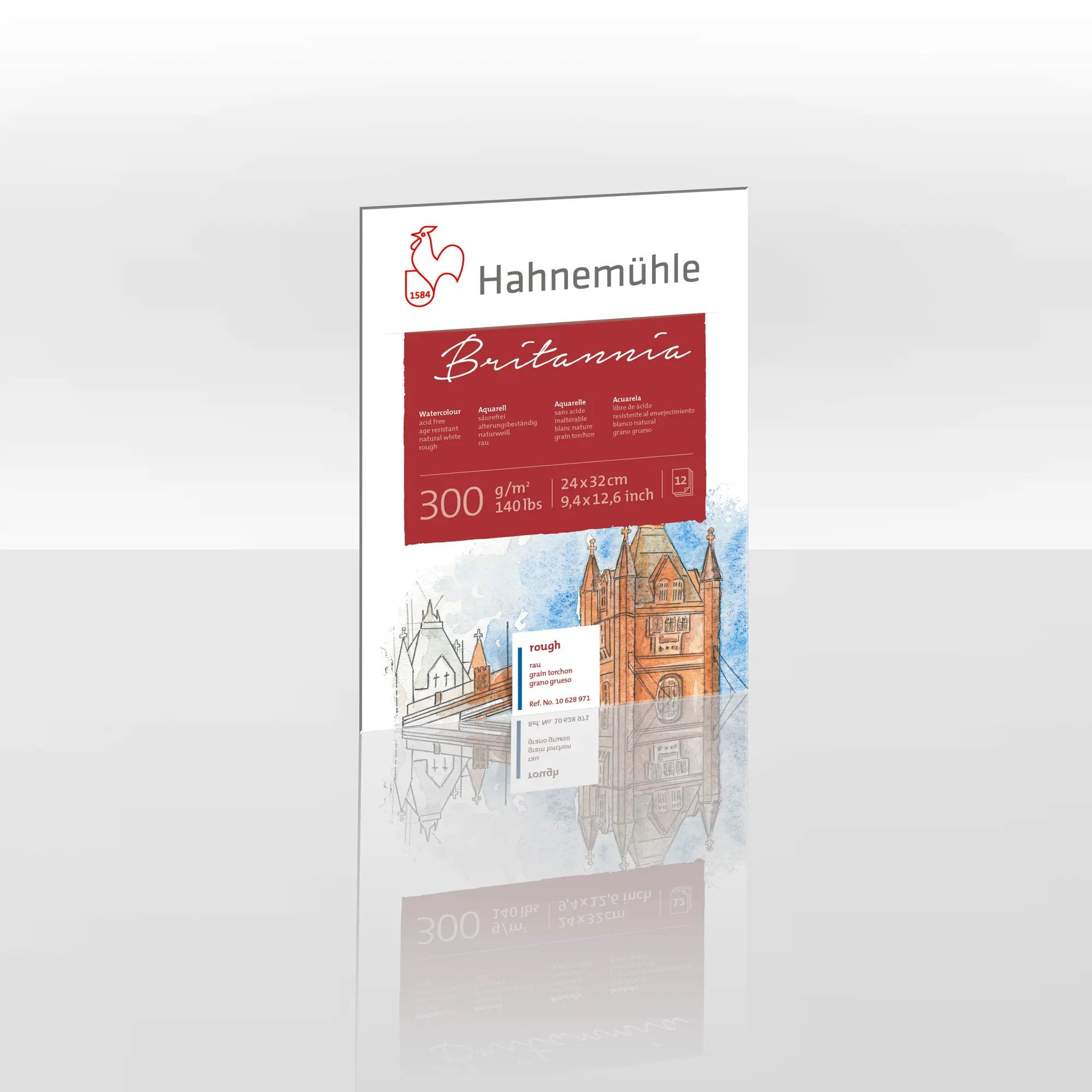 watercolor paper, red label, architecture drawing, art paper, paper block