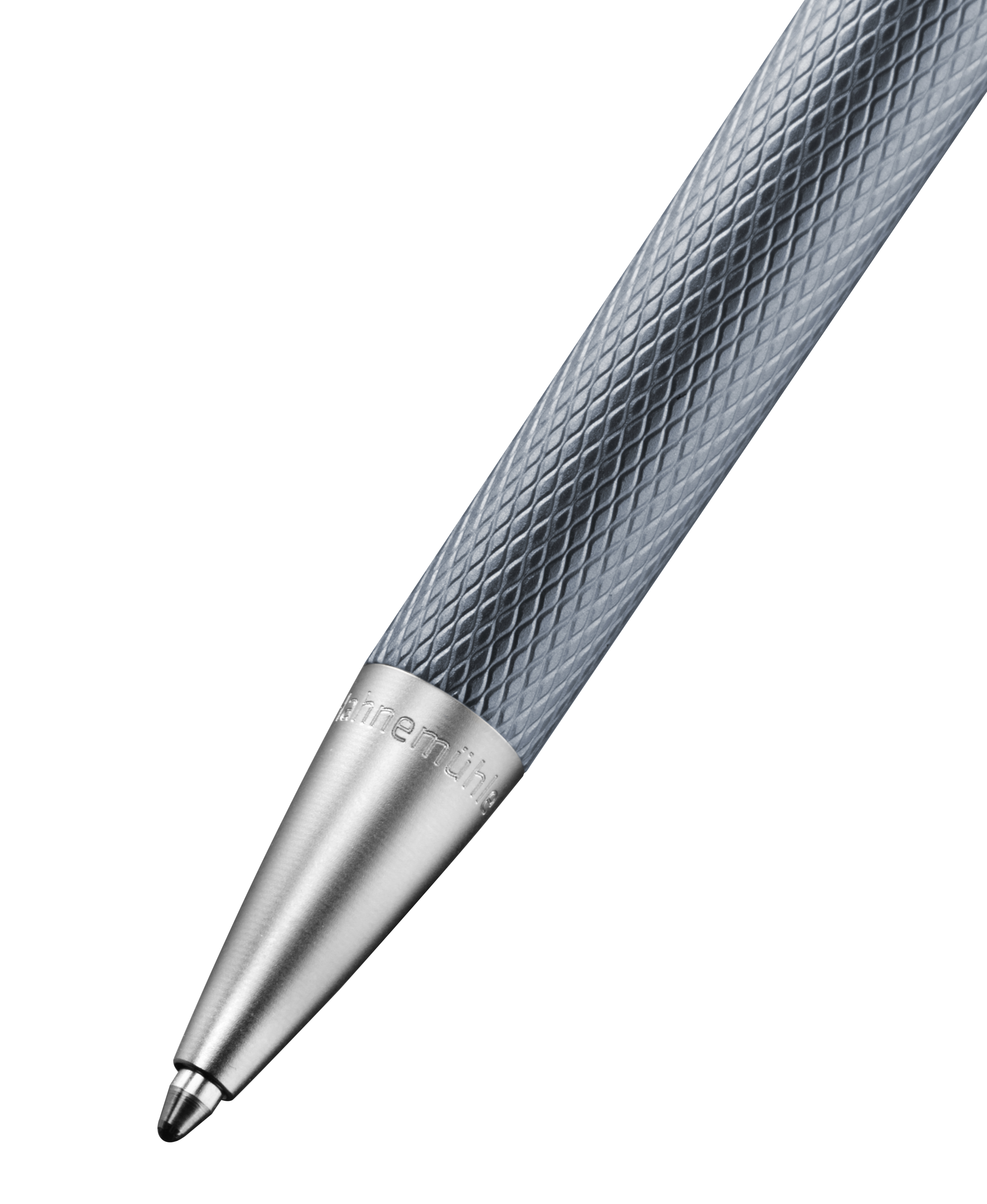 Kugelschreiber grau Slim Edition detailaufnahme