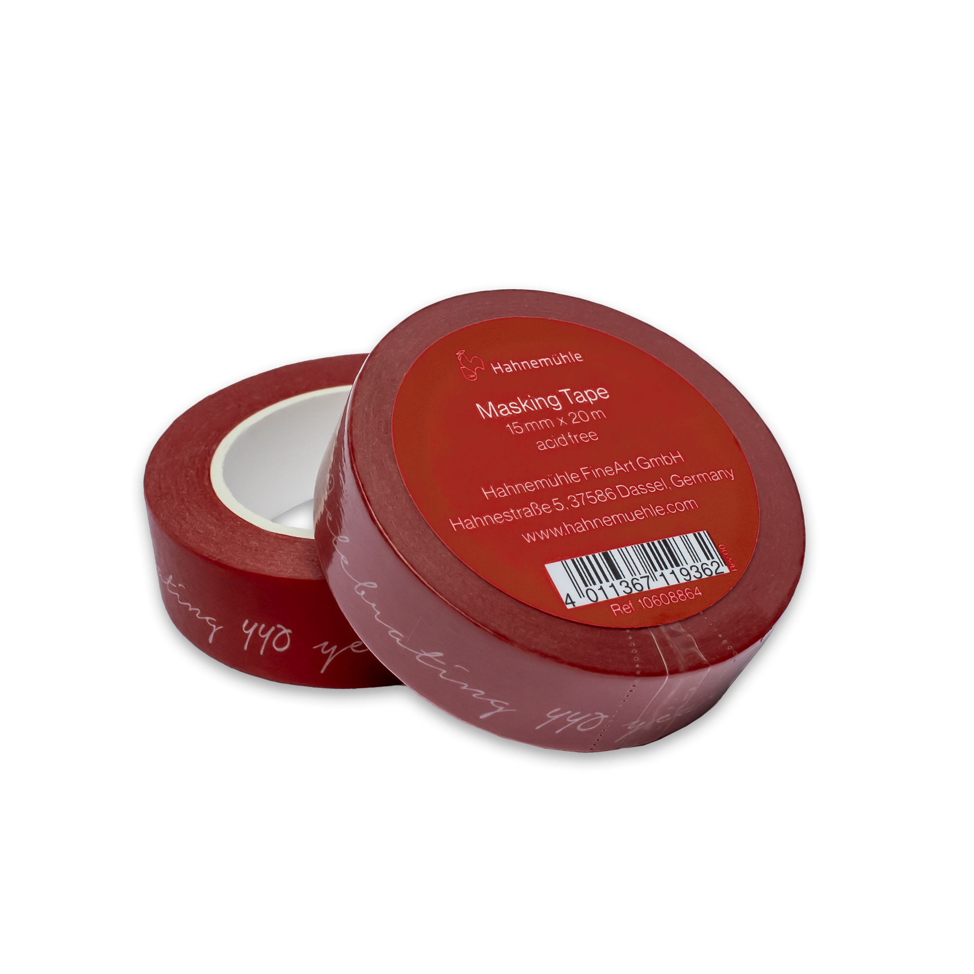 2 rote Rollen Masking Tape
