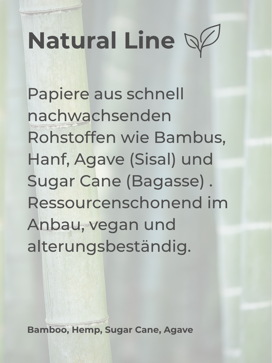 bamboo, bamboo stalks, pulp, natural line label, vegan materials
