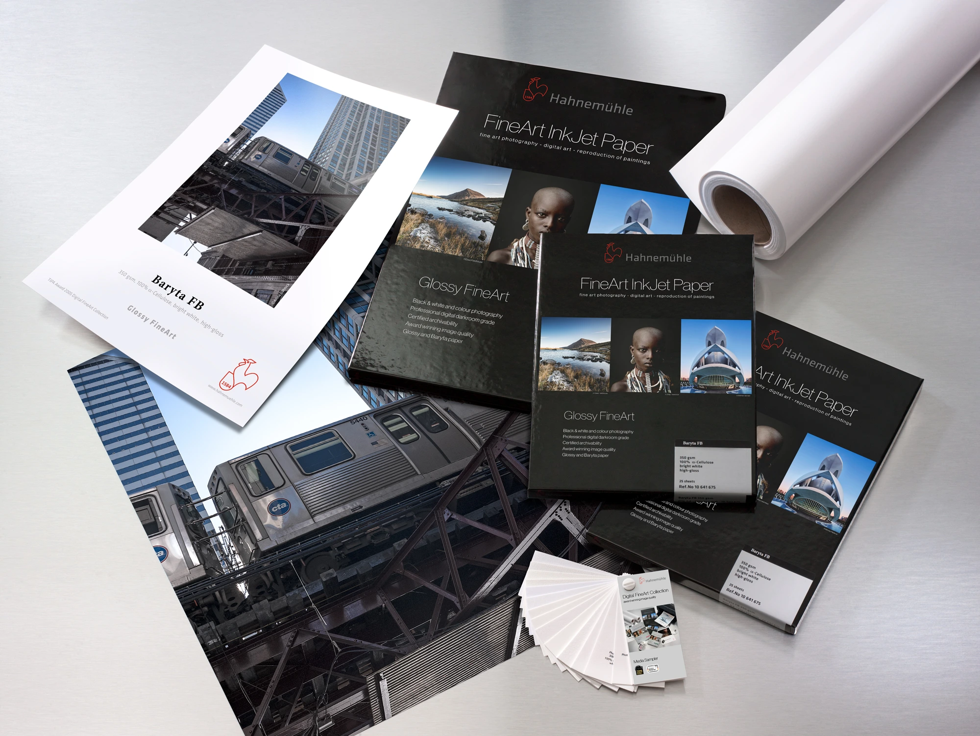 photography paper, inkjet paper, brochure set, art print, printing samples