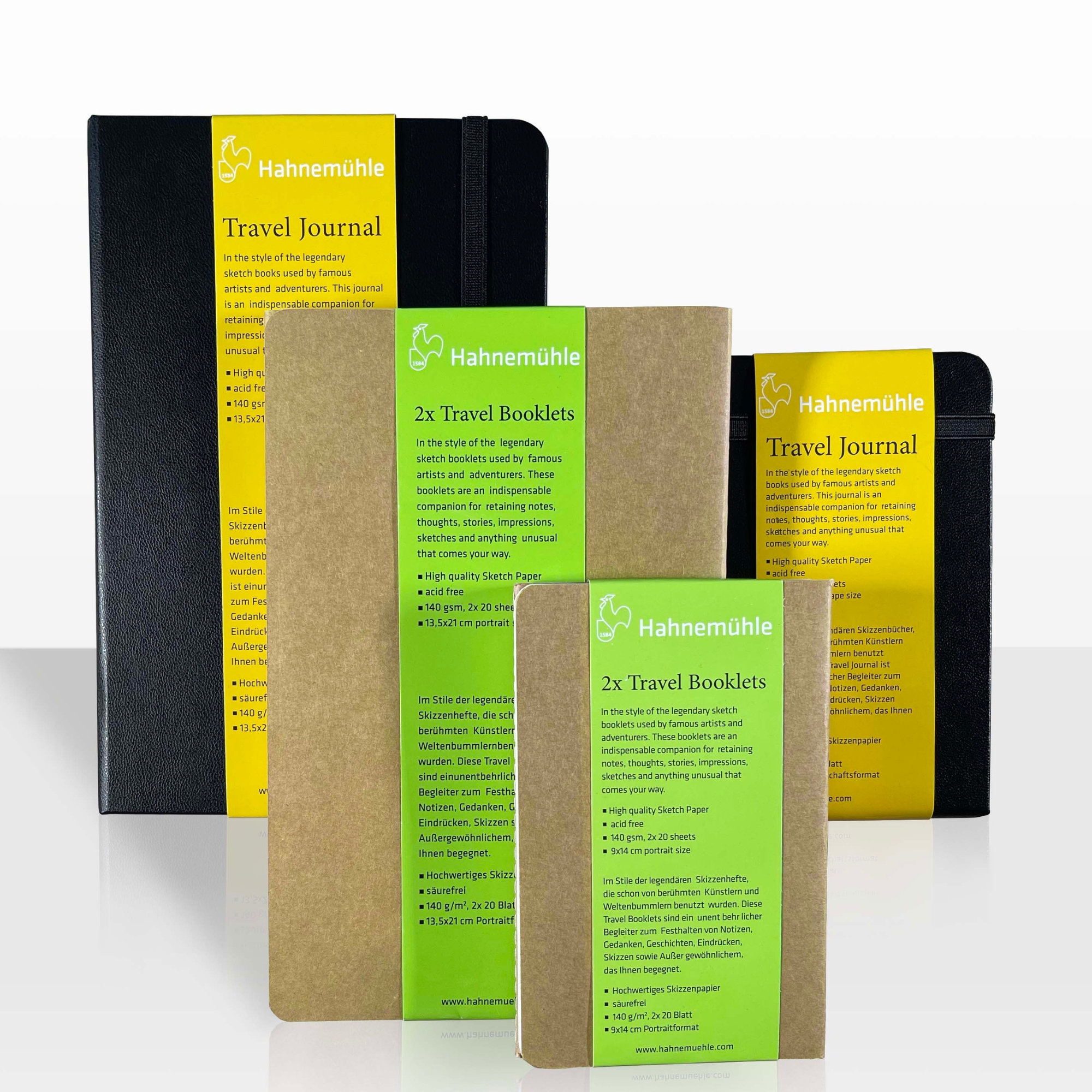 2 Travel Booklets und 2 Travel Journals