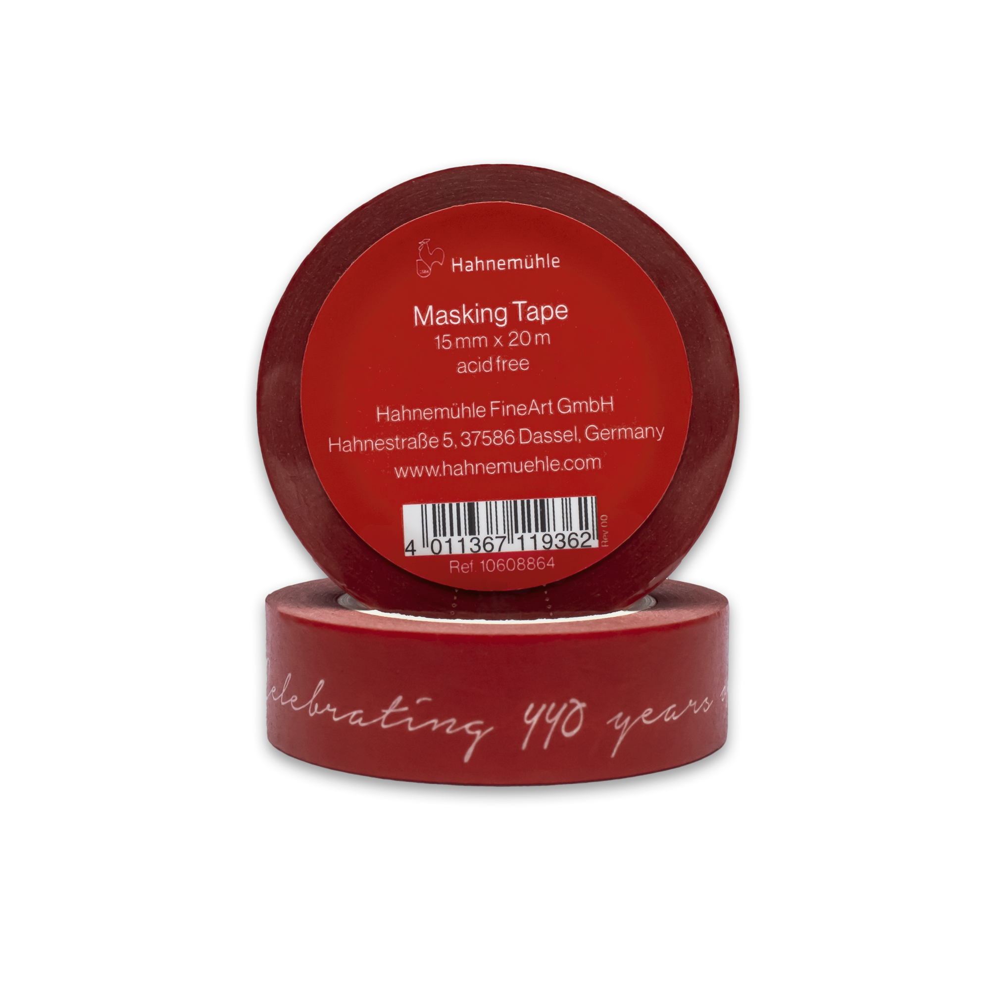 2 rote Rollen Masking Tape