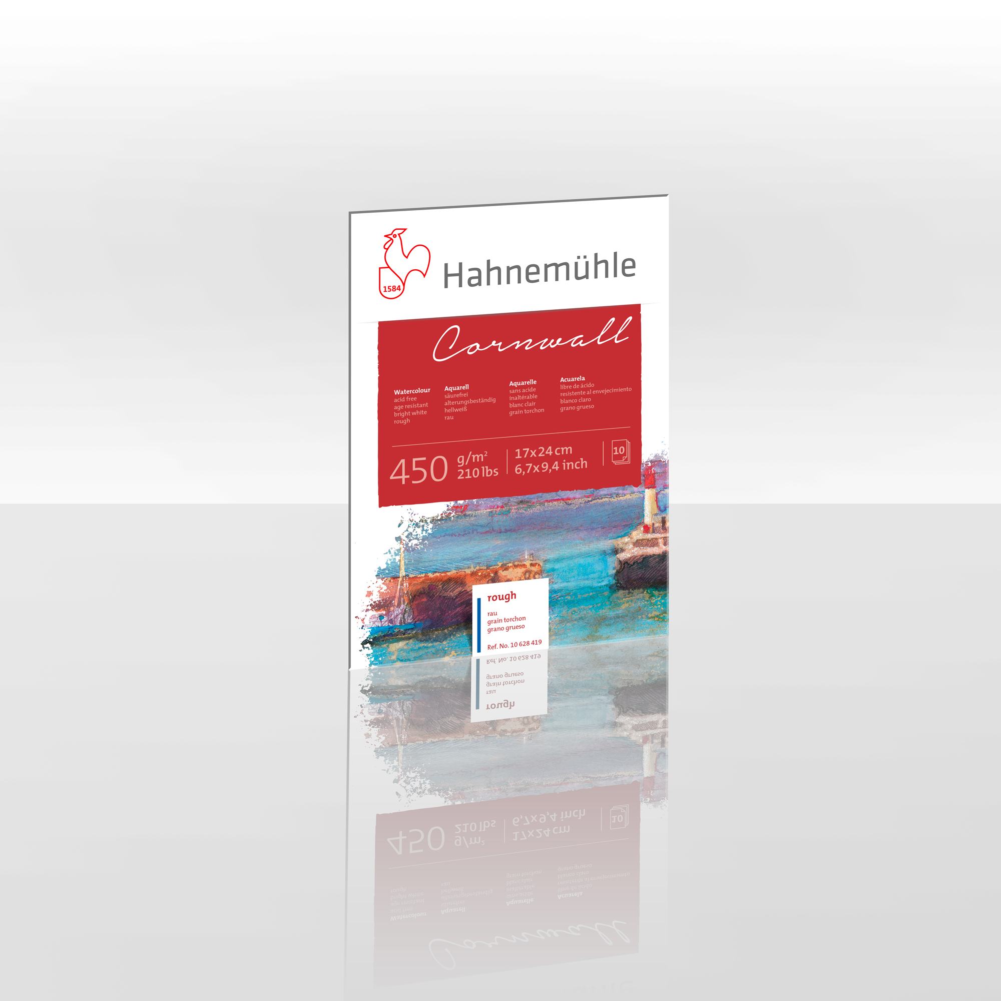 Block Cornwall rau 17x24