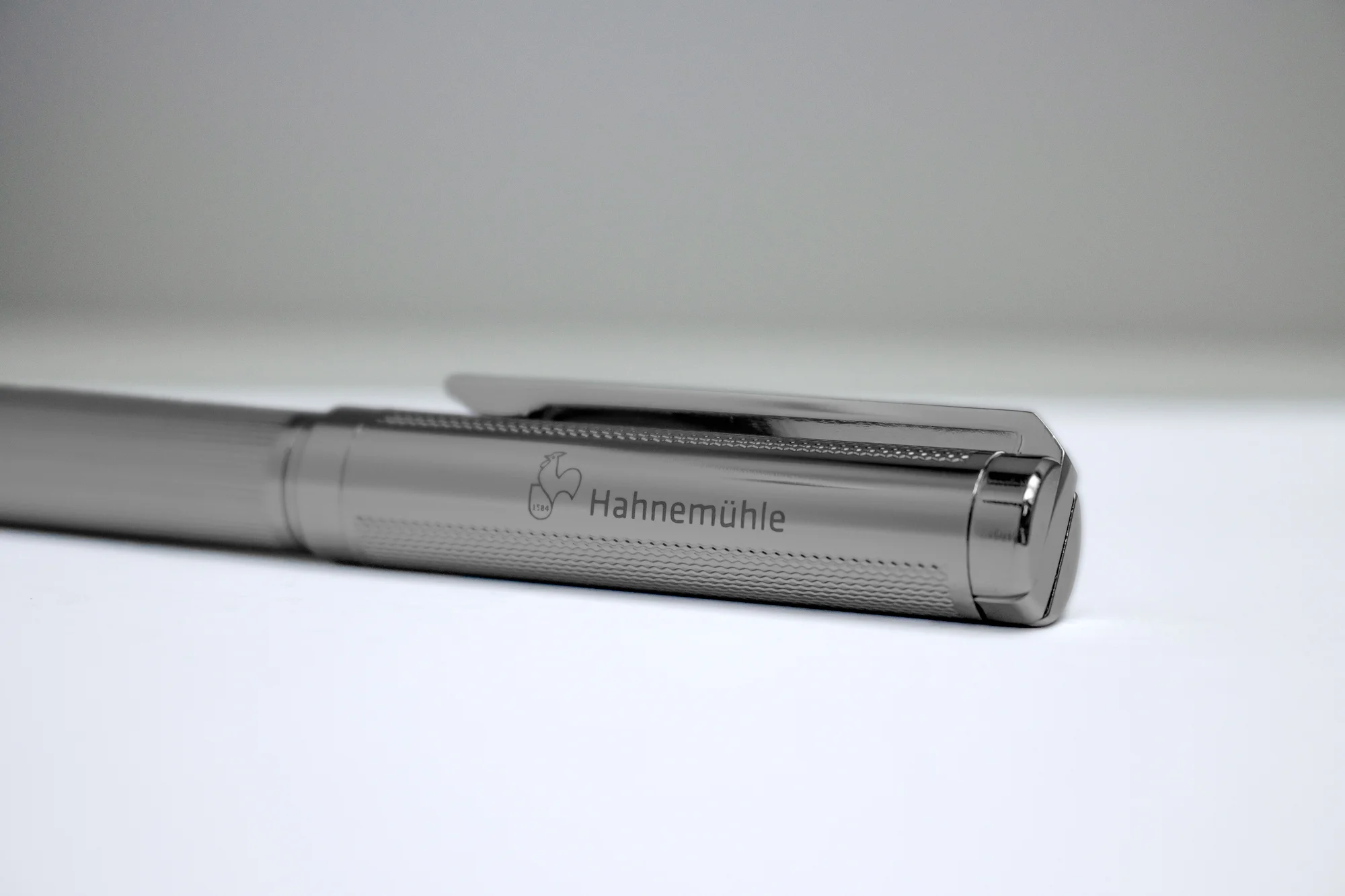 Kugelschreiber Silber Detailaufnahme