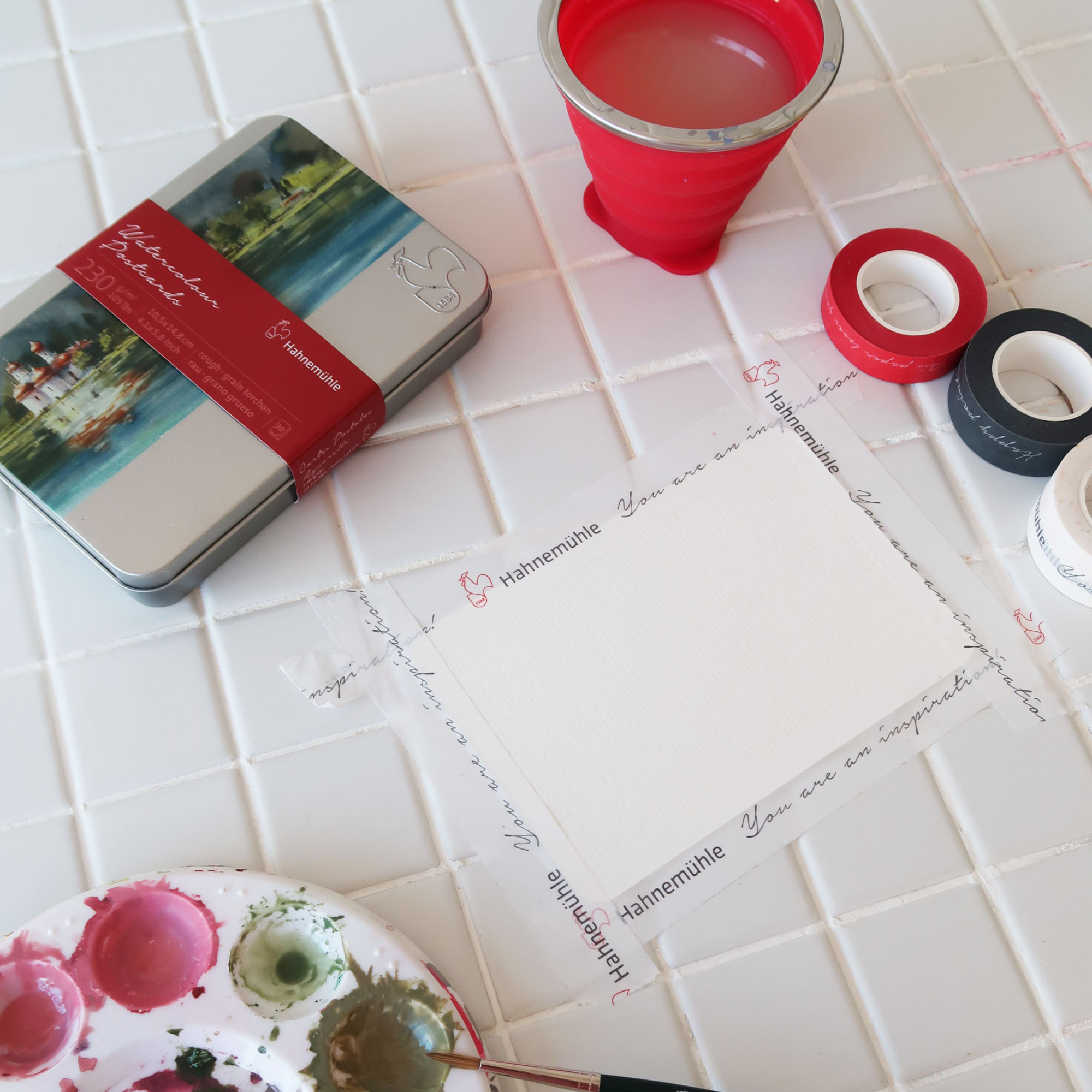 Masking Tape in Anwendung
