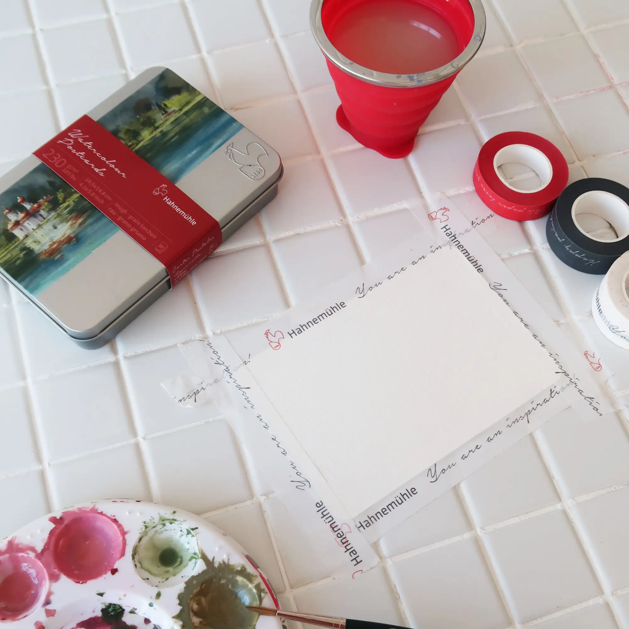 Masking Tape in Anwendung