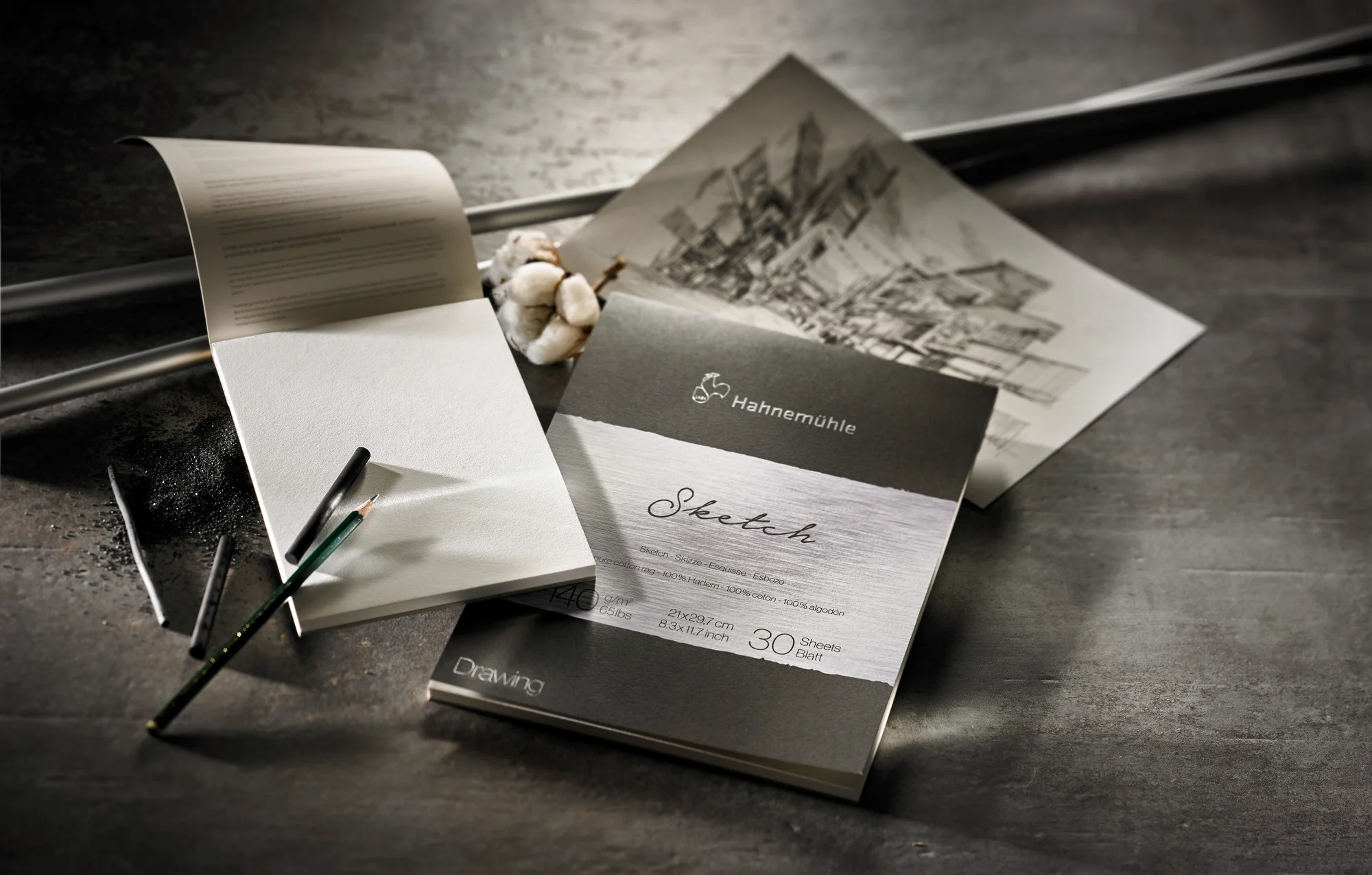 sketchbook, drawing pad, notebook, paper notebook, stationery set
