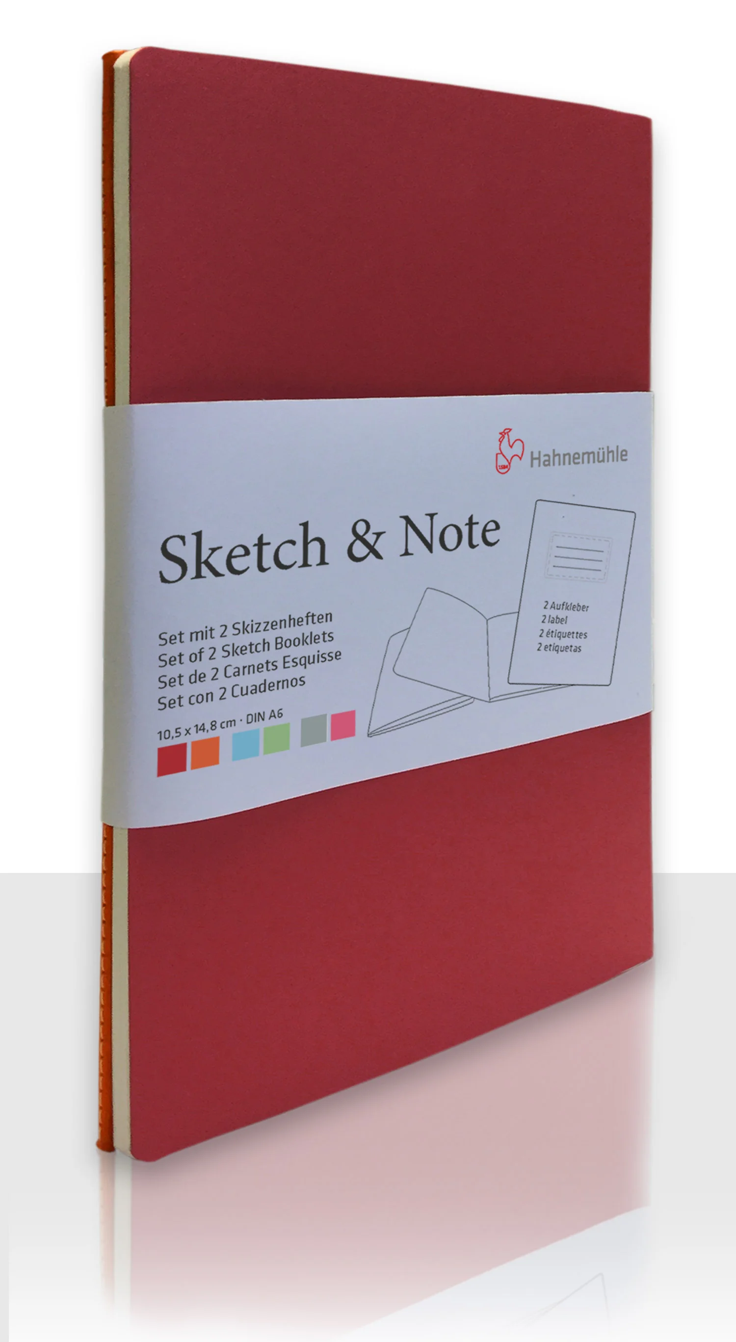 Rotes Sketch&Note A6
