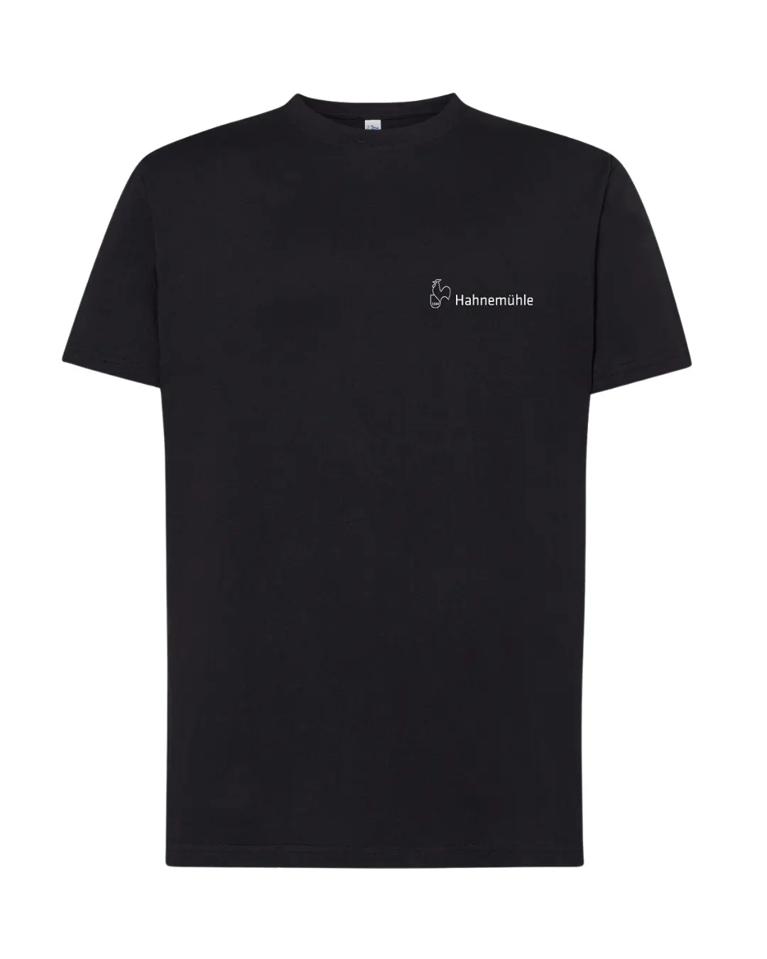 t-shirt, black, short-sleeve, crew neck, logo
