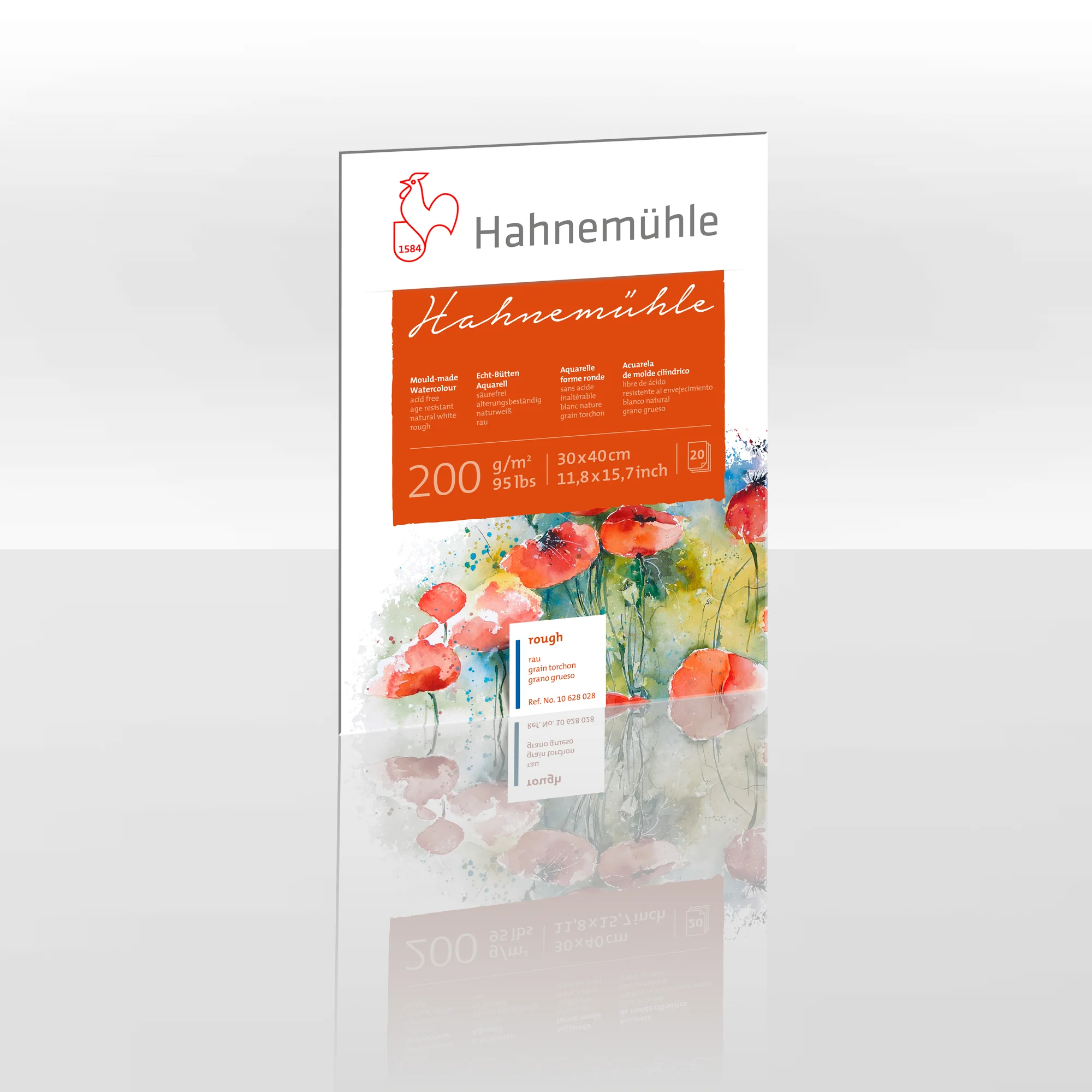 Hahnemühle 200 Rau Block 30x40