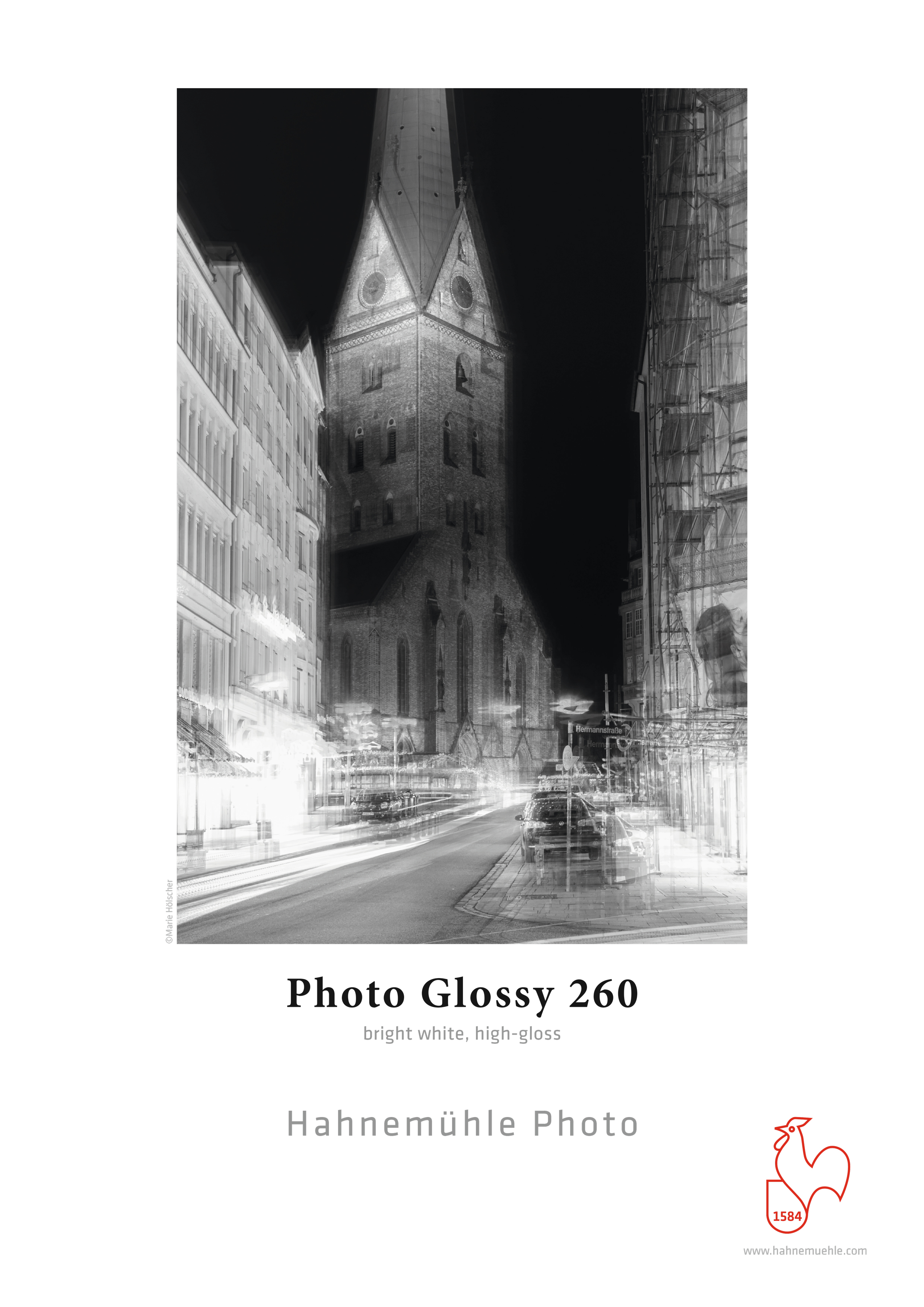 Detailaufnahme von Turm auf Photo Glossy 260 gedruckt