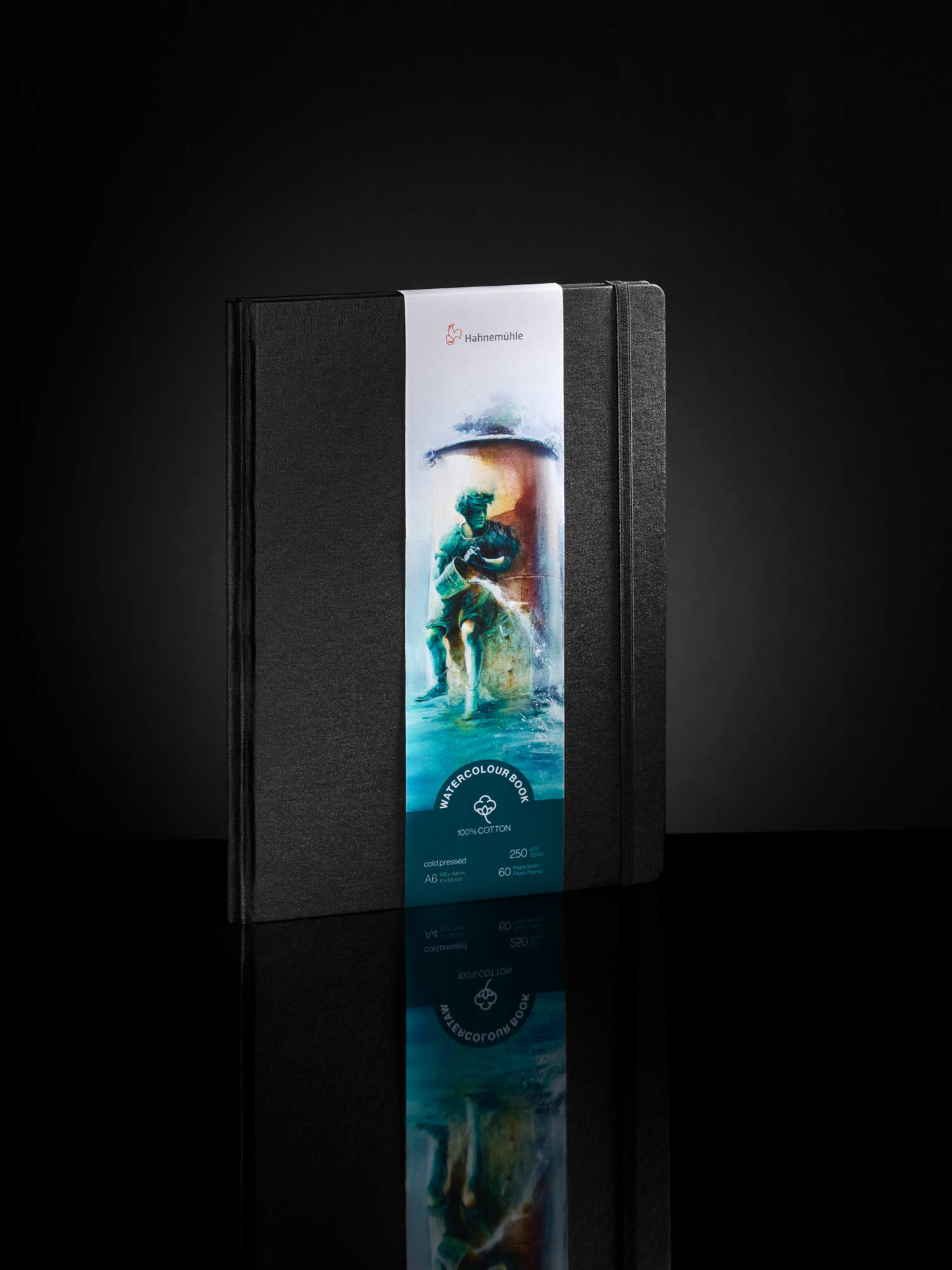 Watercolour Book 100 % Cotton Watercolour Book A6 Portraitformat