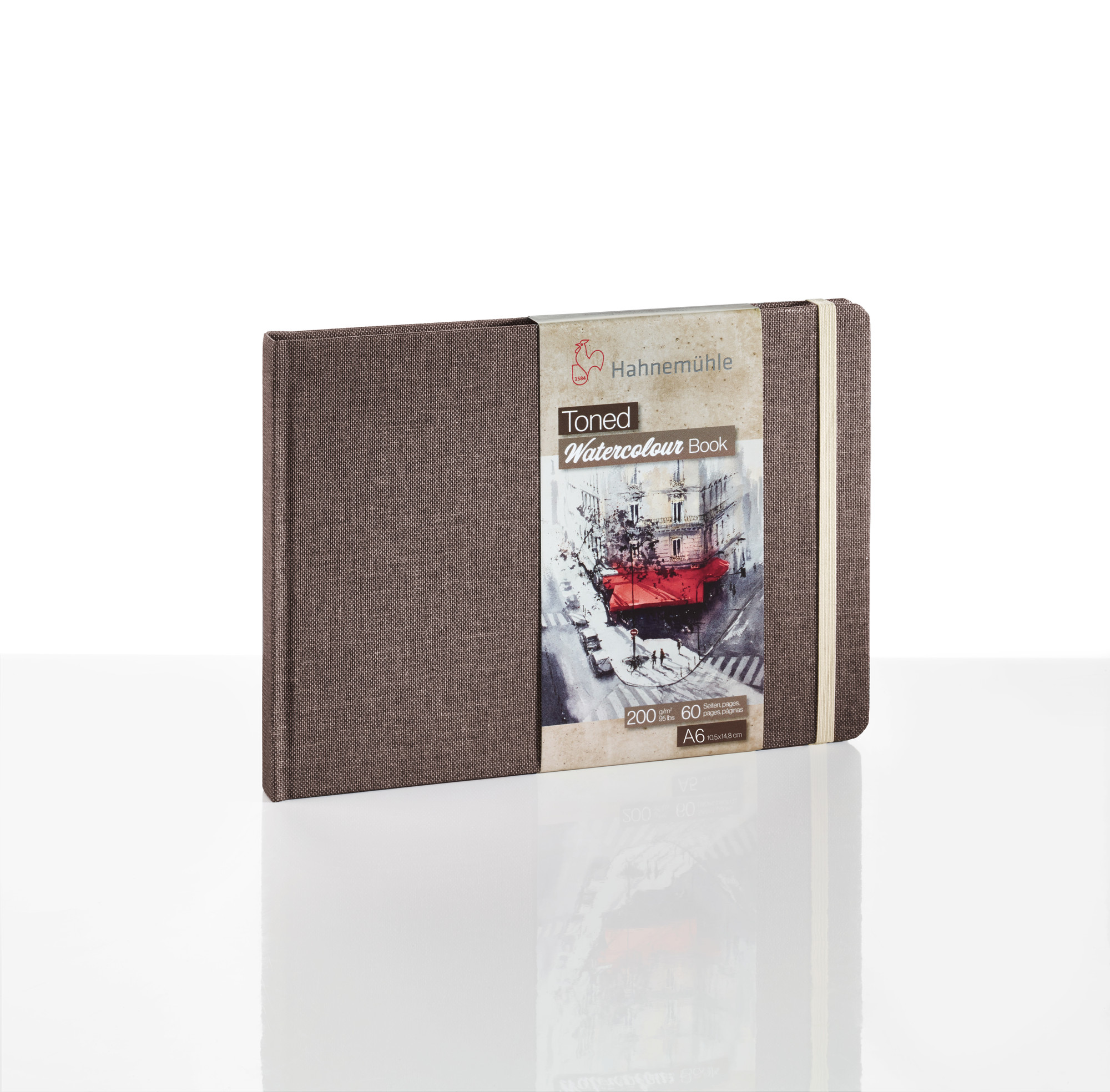 Toned Watercolourbook Beige A6
