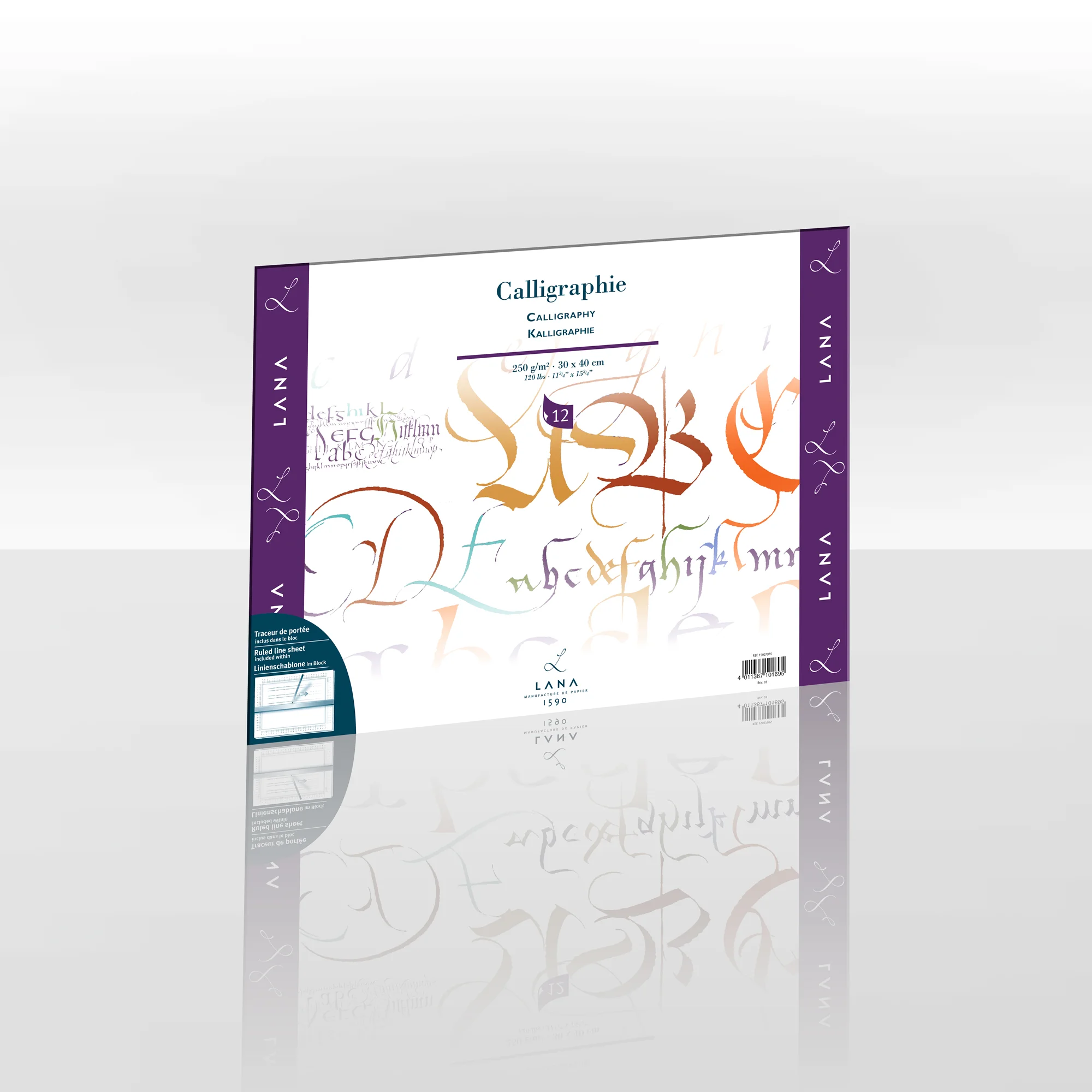 calligraphy, lettering, packaging, box, purple accents