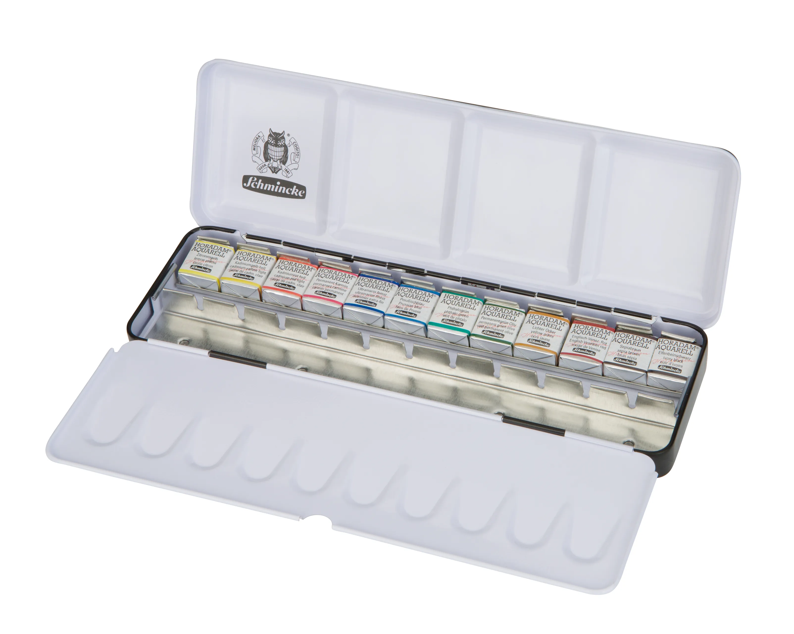 watercolor set, art supplies, palette case, compact case, mini paint set