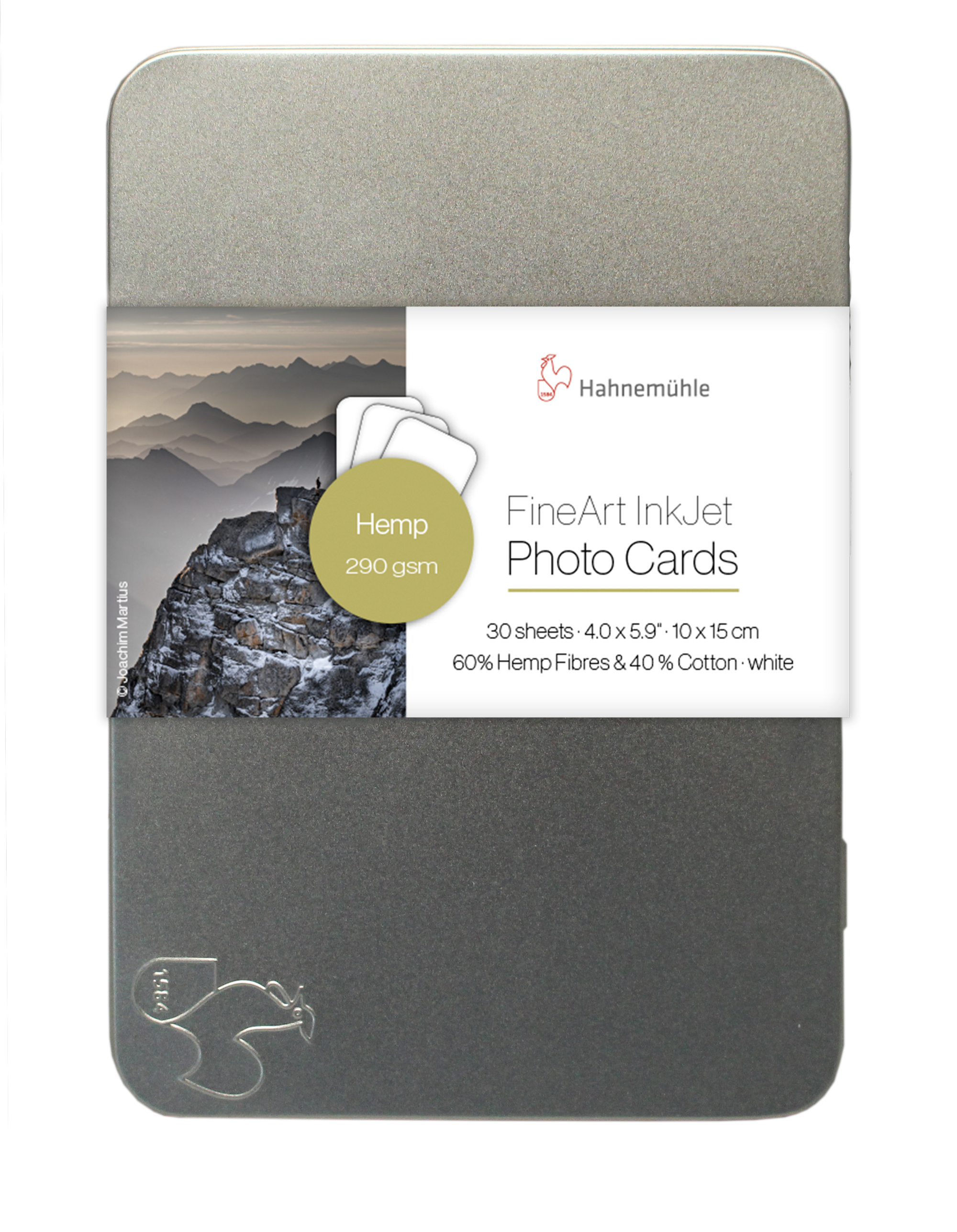 Hemp Metallbox Hemp Photo Cards 10x15
