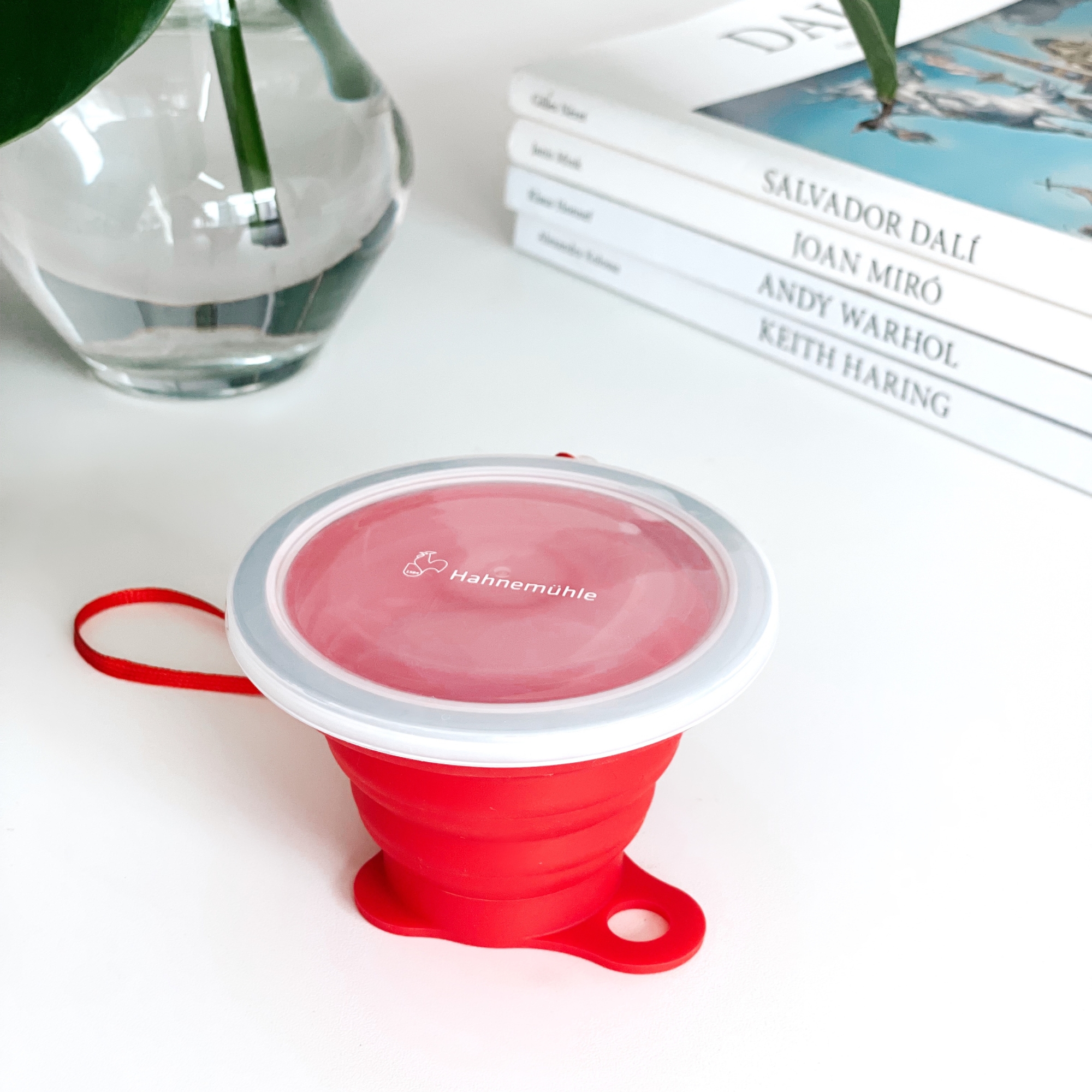water cup, painting cup in action water cup, painting cup in action