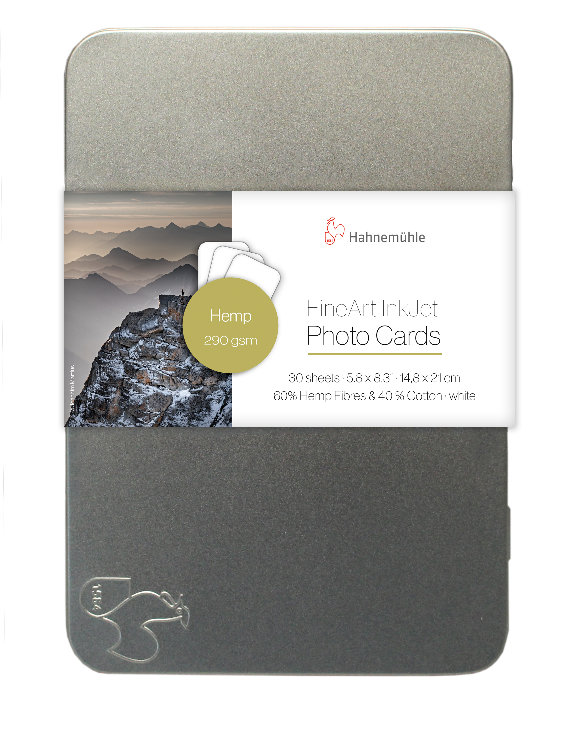 Metallbox Photocards Hemp A5