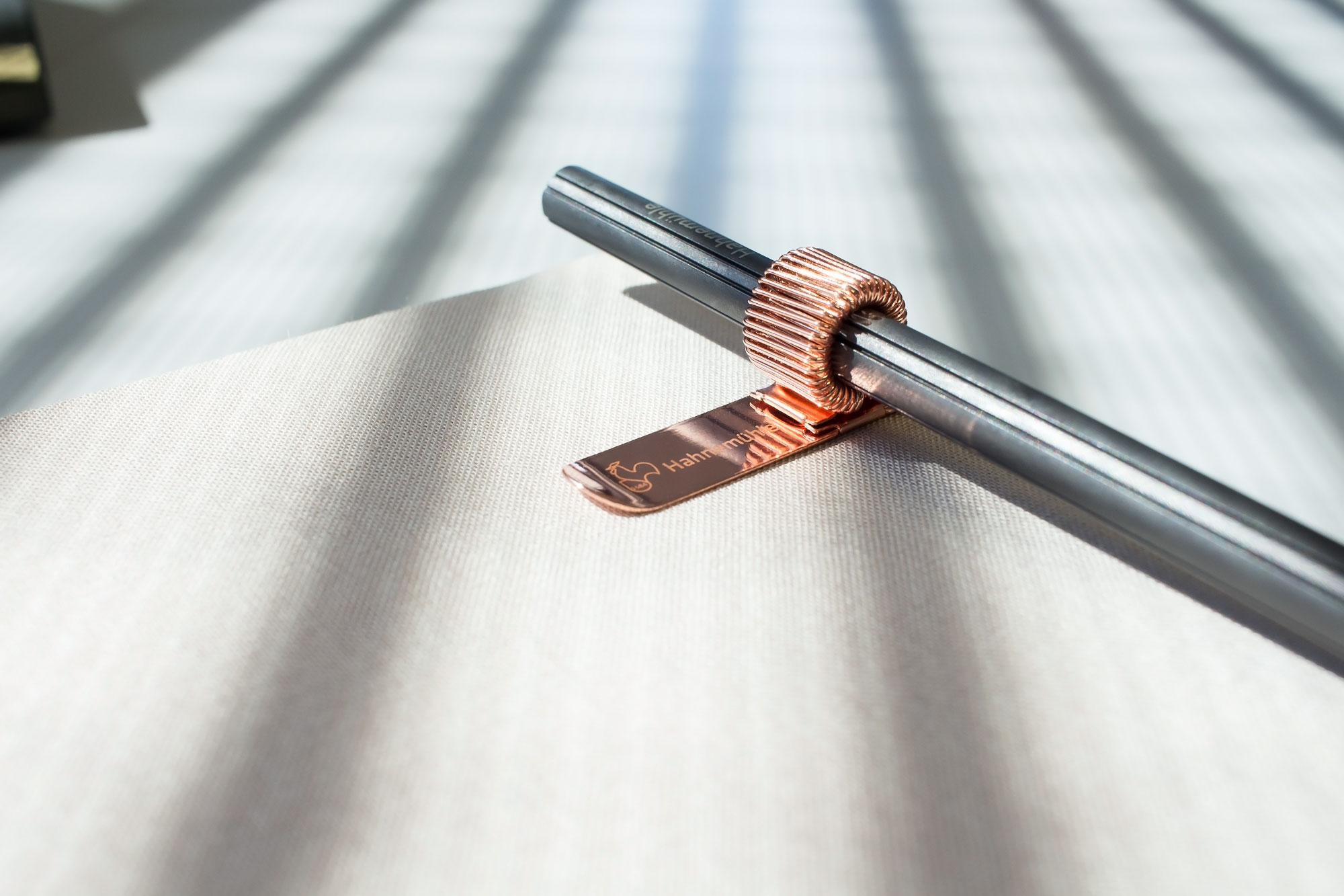 Stiftehalter rosegold detailaufnahme