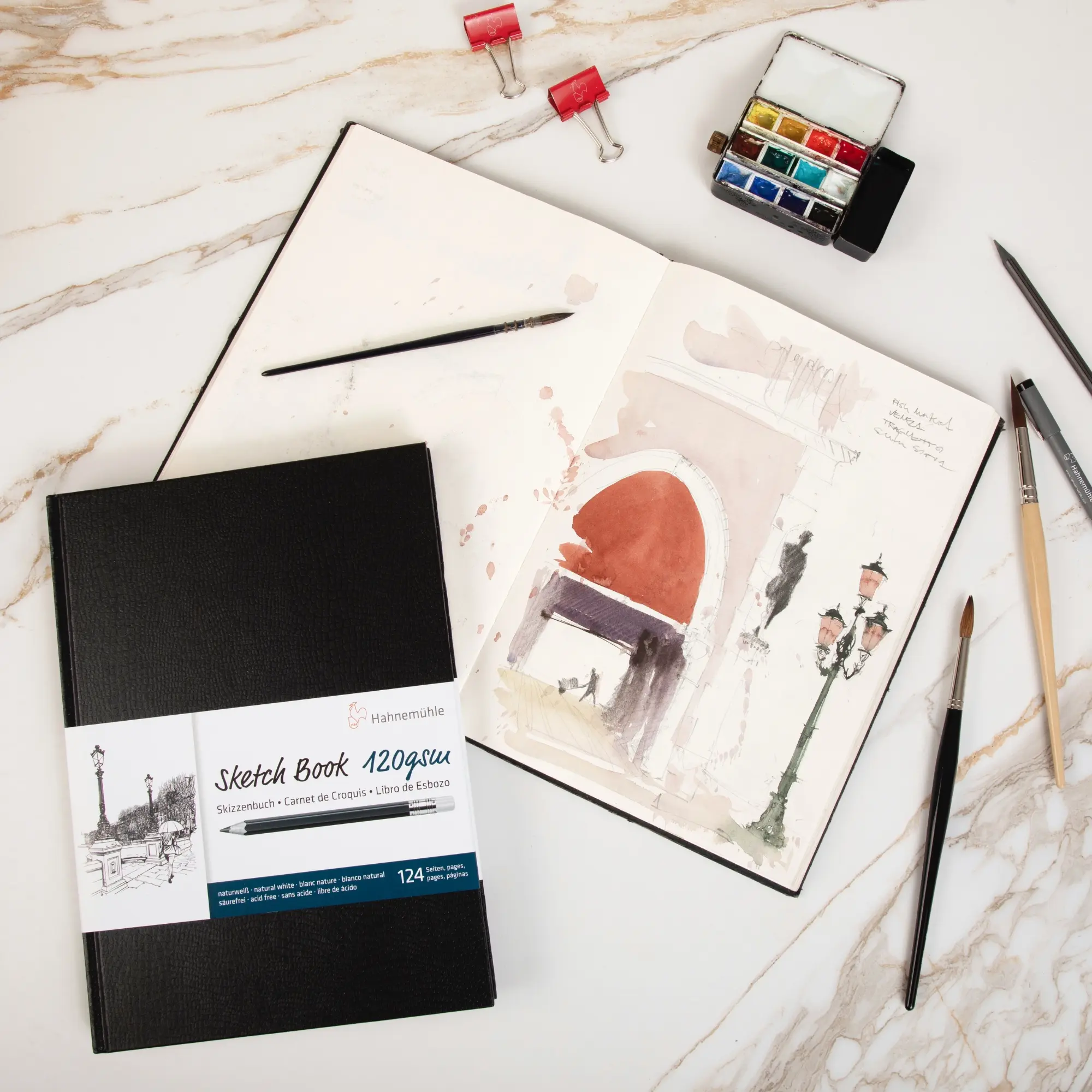 Sketch book 120 gsm bemalt